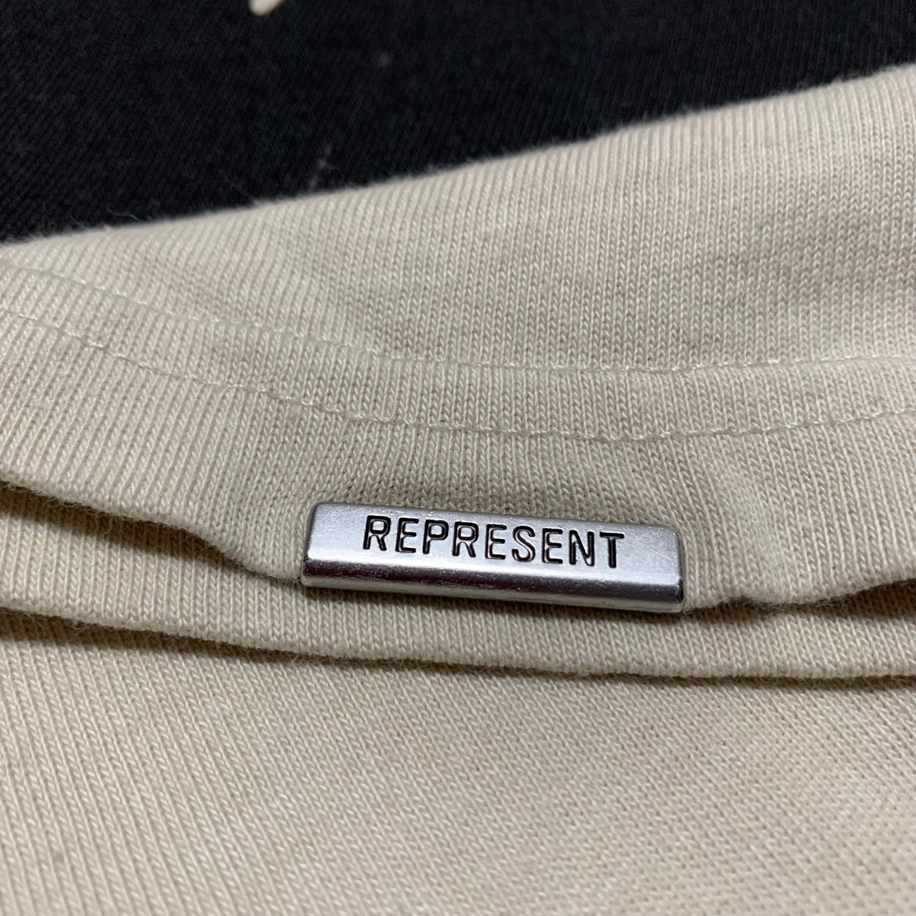 Represent Medium Thoroughbred Dog Vintage White Tee