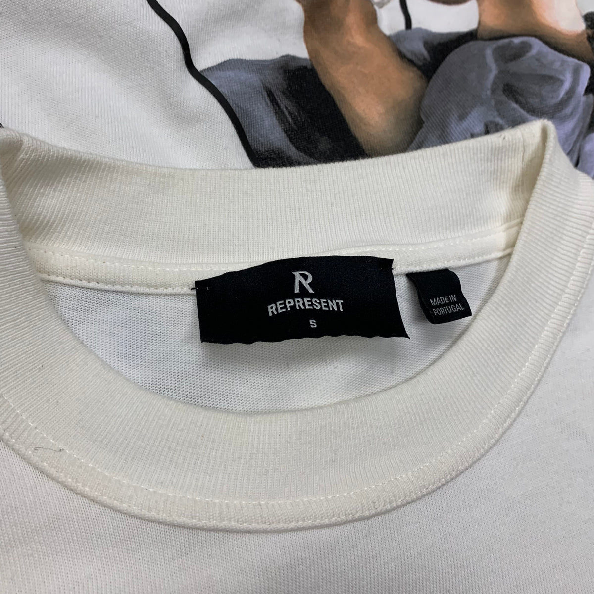 Represent Small Tee Hermes Flat White T-Shirt