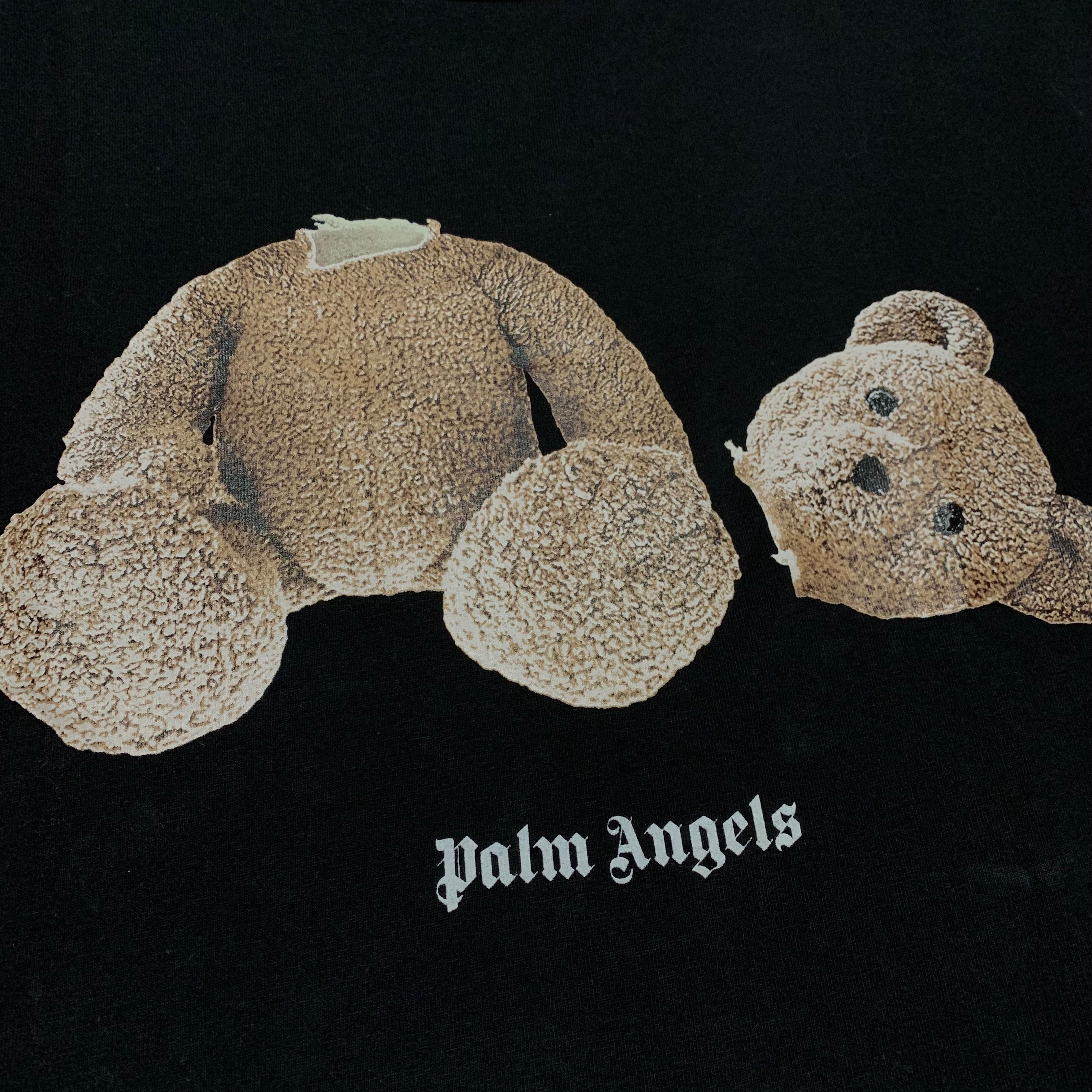 Palm Angels Small Kill The Bear Black Tee