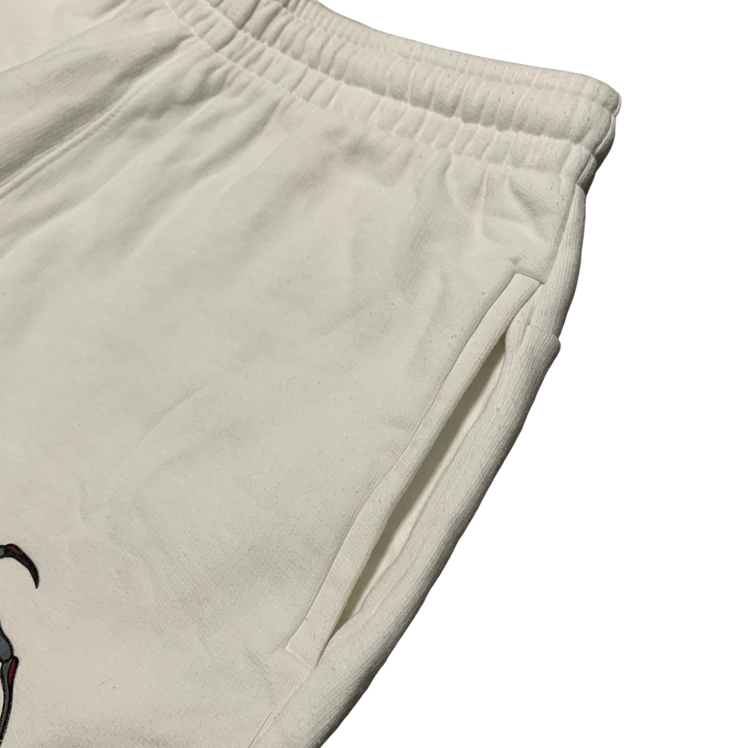 Off White Small Shorts Arachno Spider Arrows White Bottoms Virgil Abloh