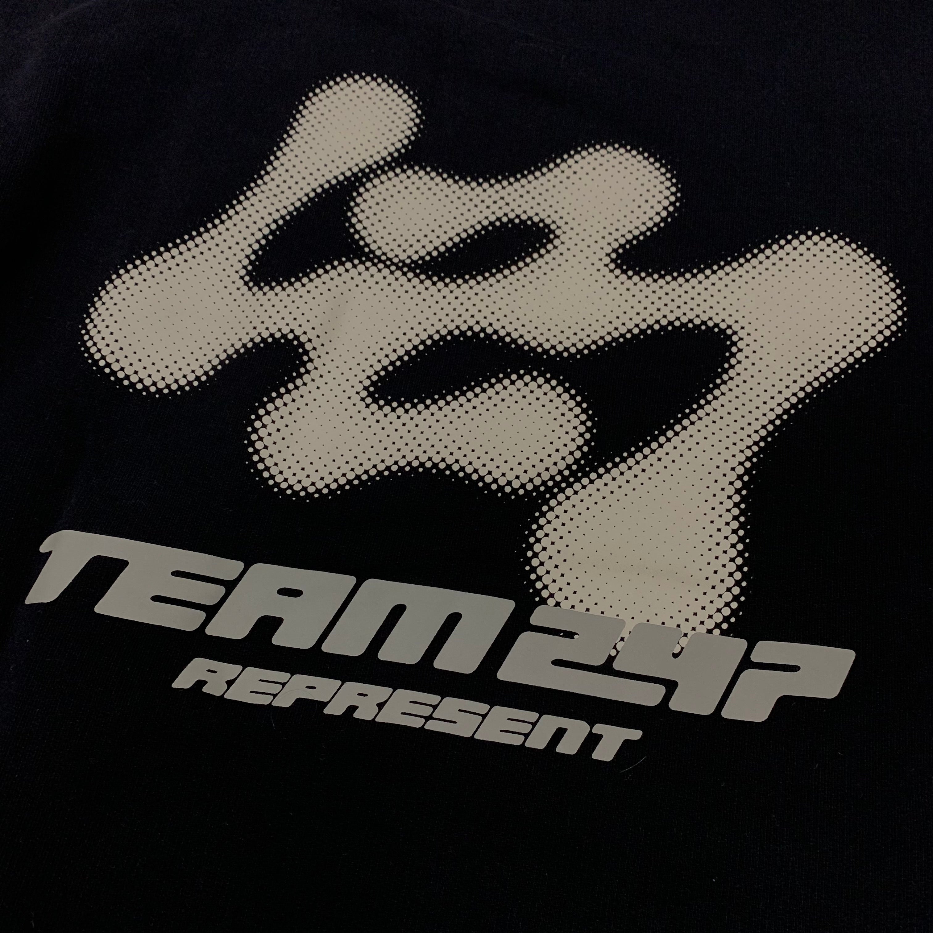 Represent Small Hoodie 247 Future Terrains Oversized Black Hoodie