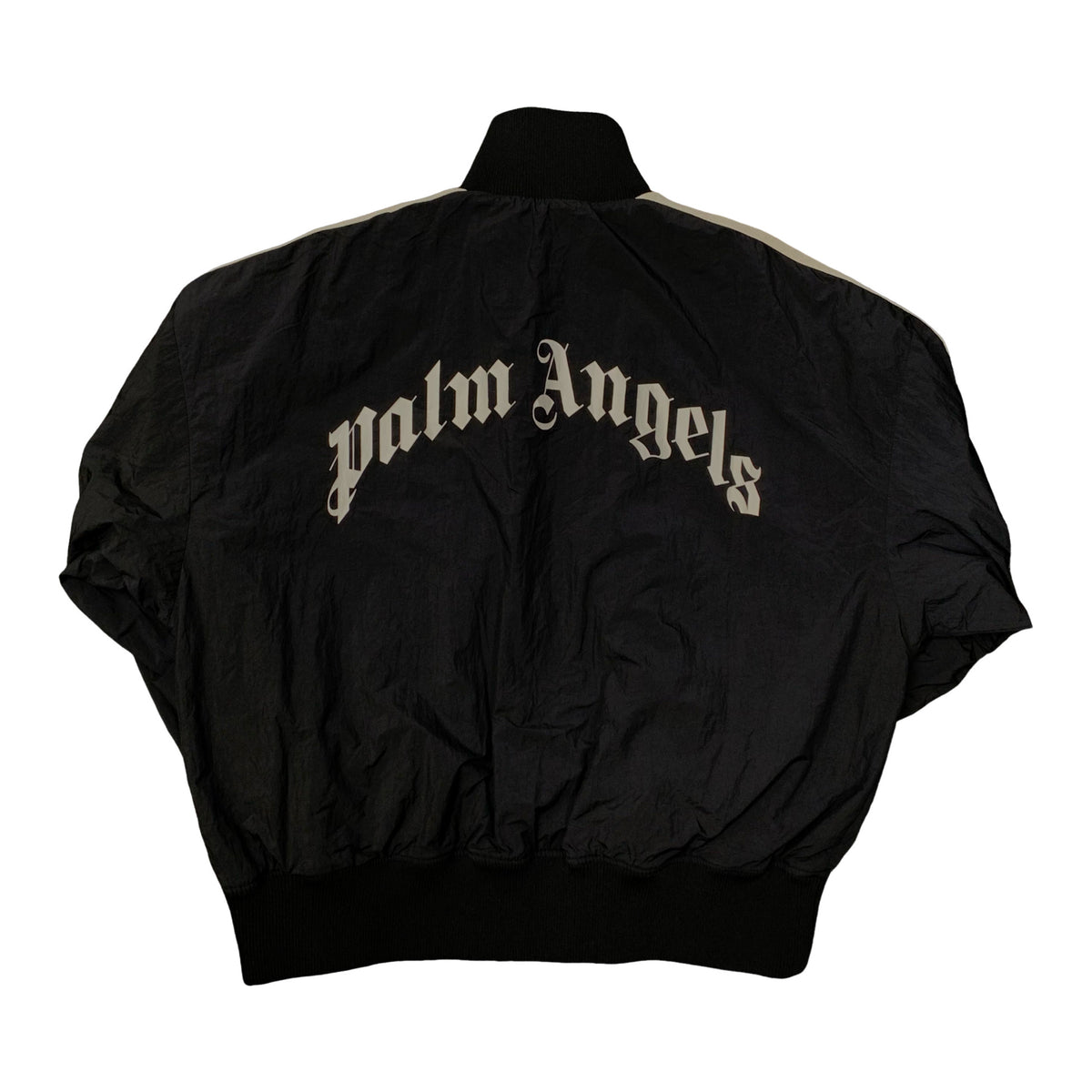 Palm Angels Medium Jacket Black Classic Tracksuit Windbreaker Stripe Jacket