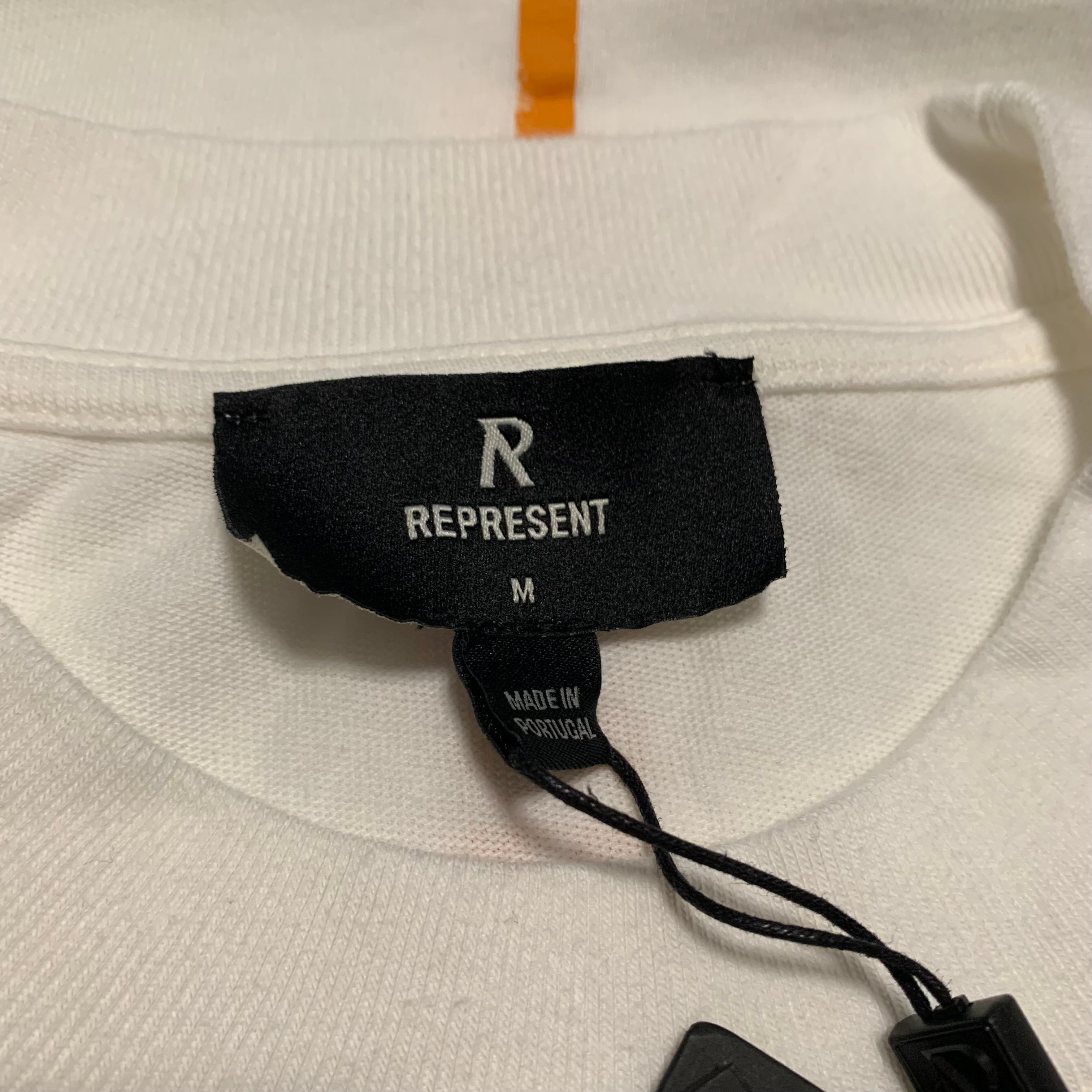 Represent Medium Horizons Flat White Tee