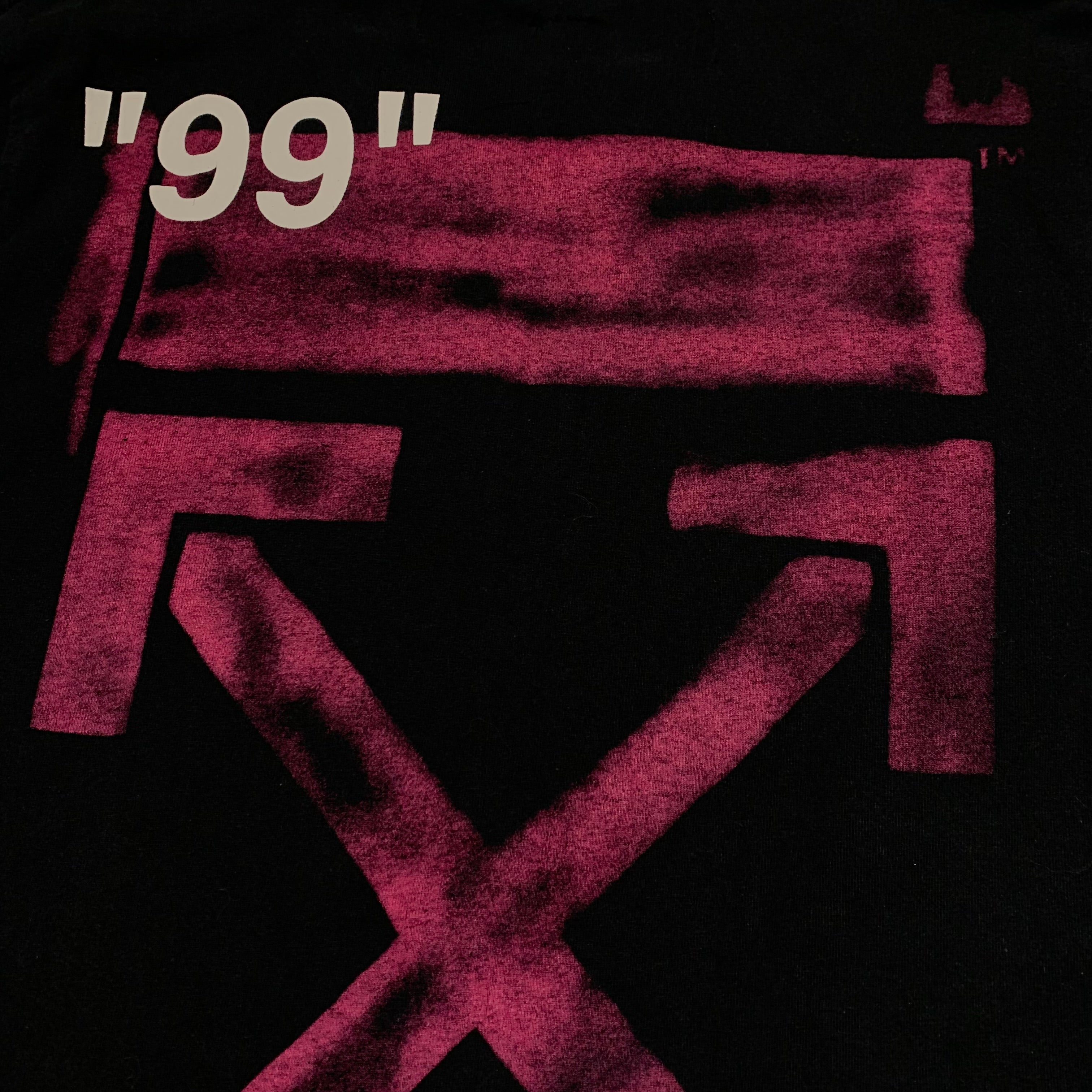 Off White Small Impressionism Arrows Black Tee Virgil Abloh