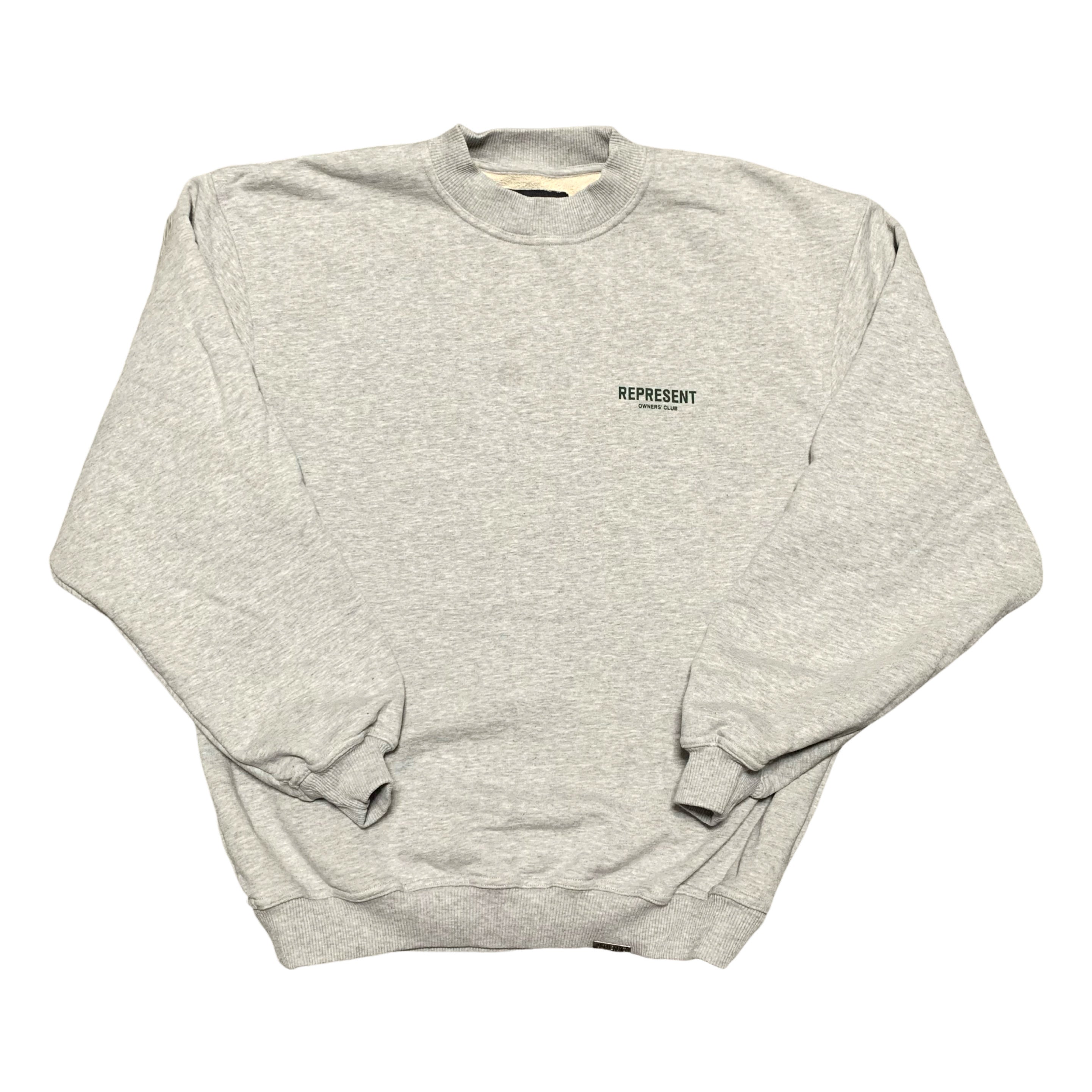 Represent XS Owners Club Sweater Sweatshirt Crewneck Grey