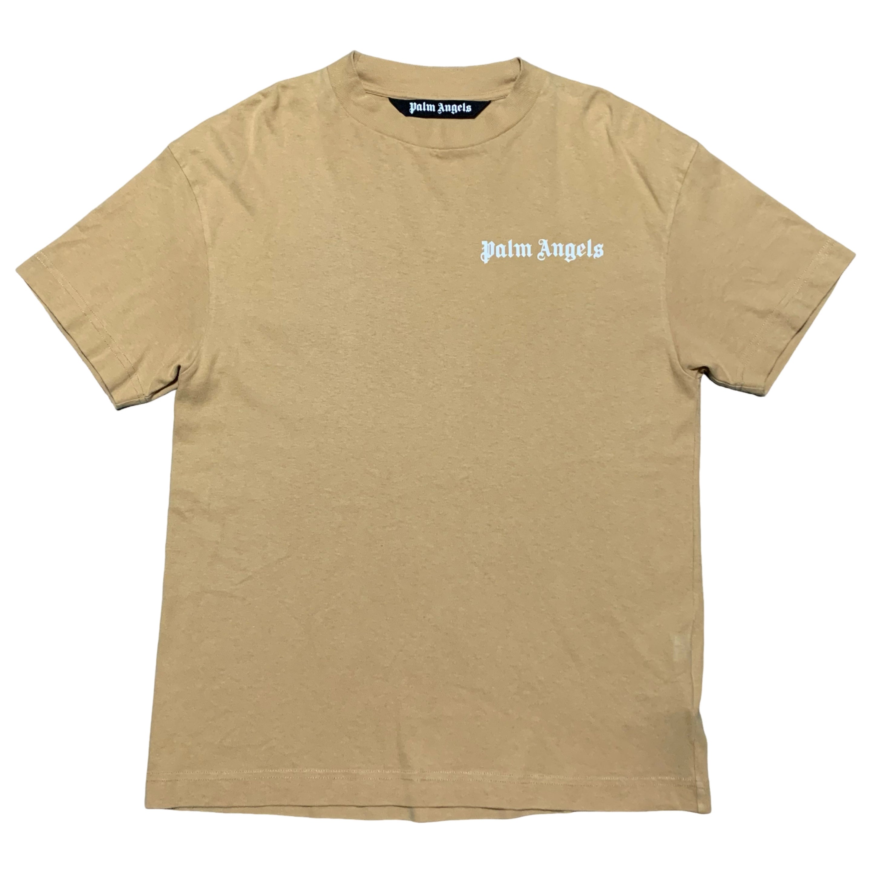 Palm Angels Small Classic Logo Tan Brown Tee