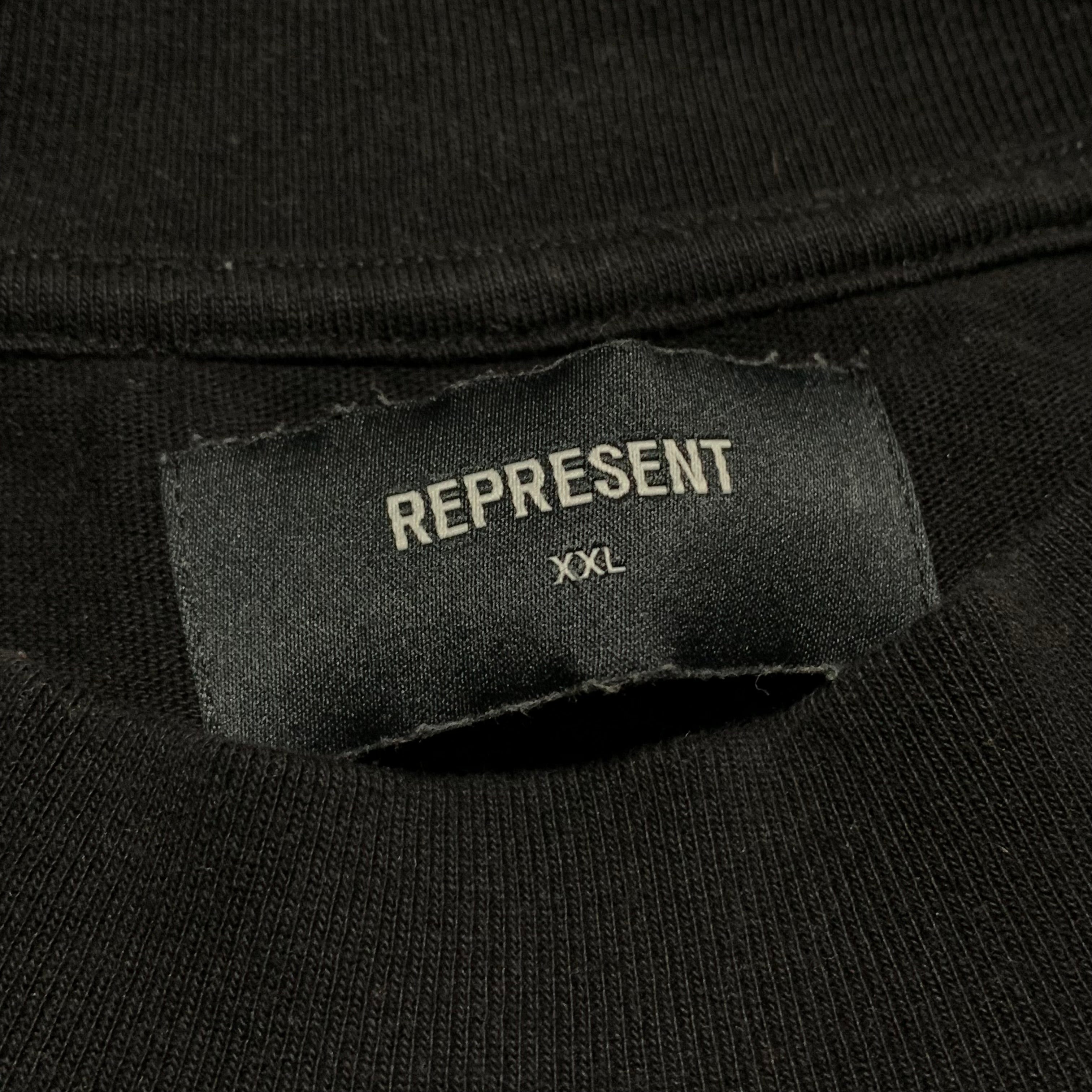 Represent XXL Shark Jet Black Tee