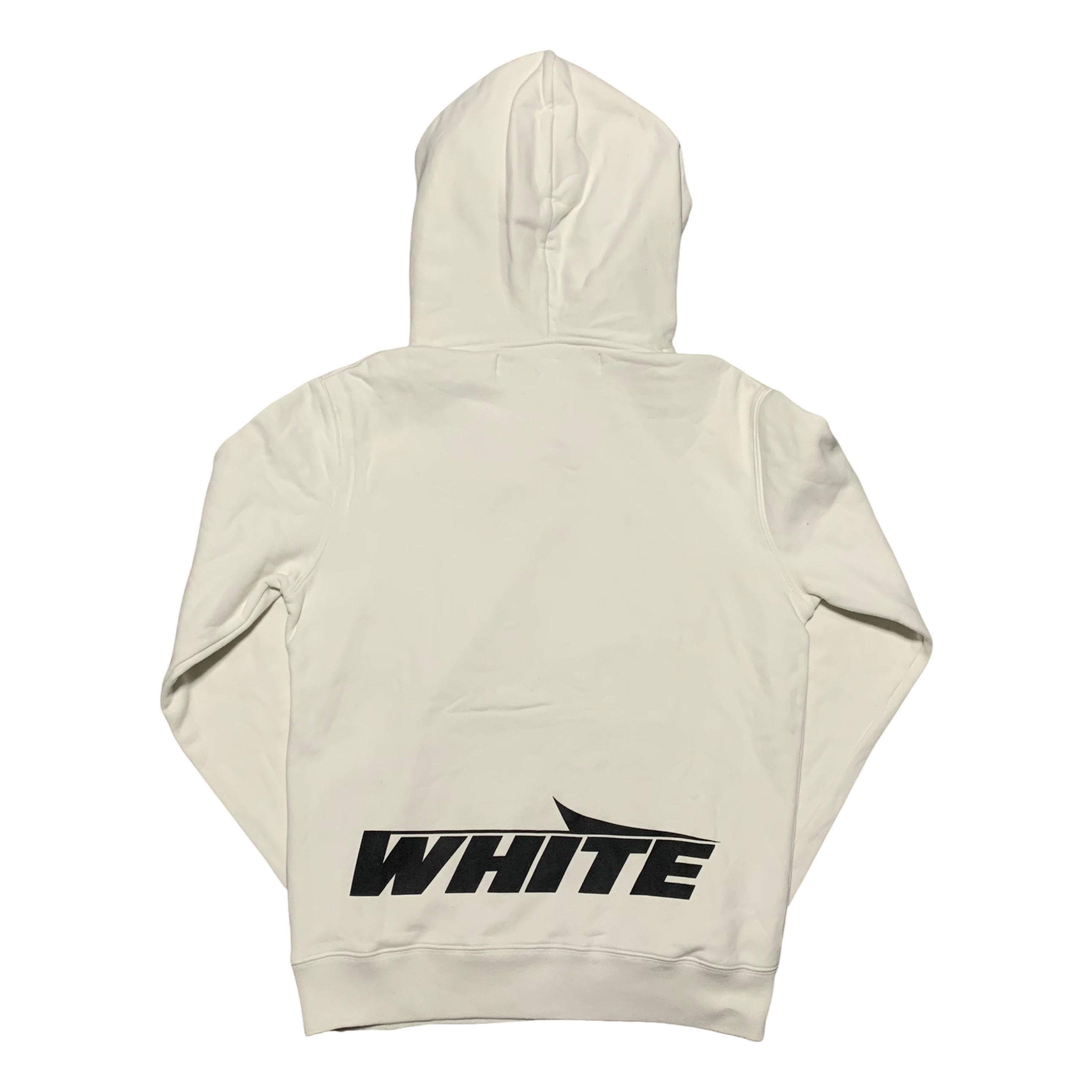 Off White Small Hoodie White Virgil Abloh Logo