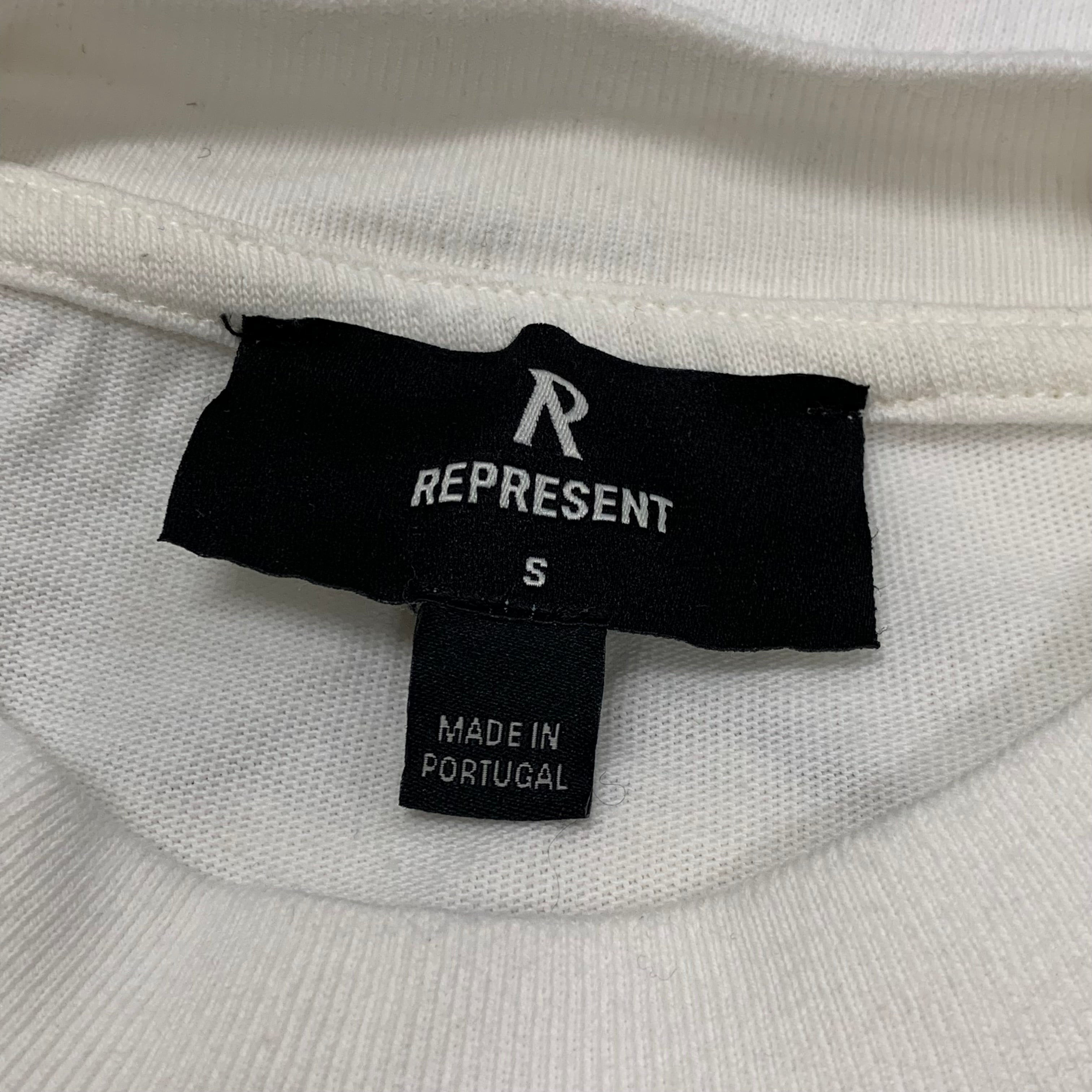 Represent Small Tee Classic Parts Flat White T-Shirt