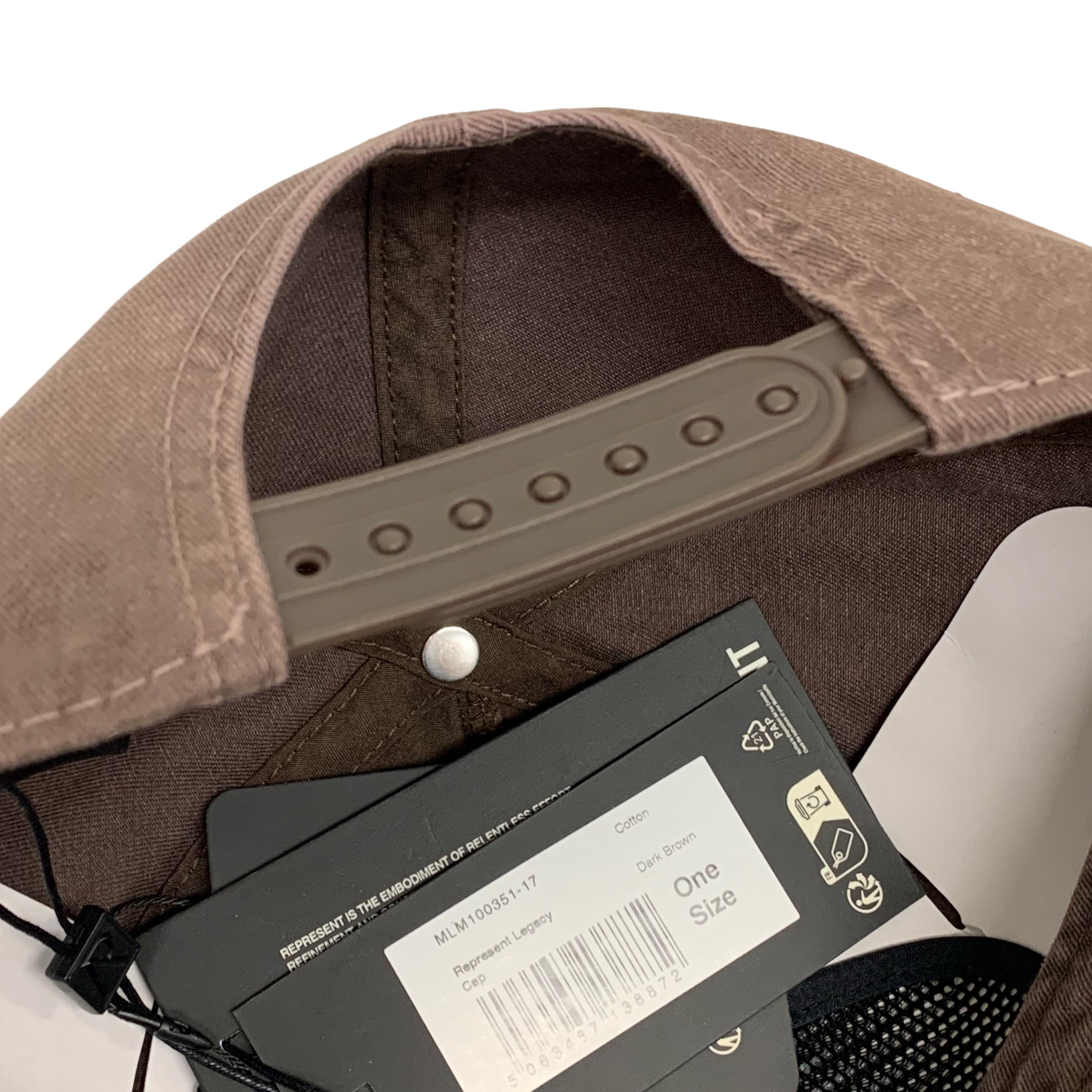 Represent Cap Legacy Dark Brown Cap Hat