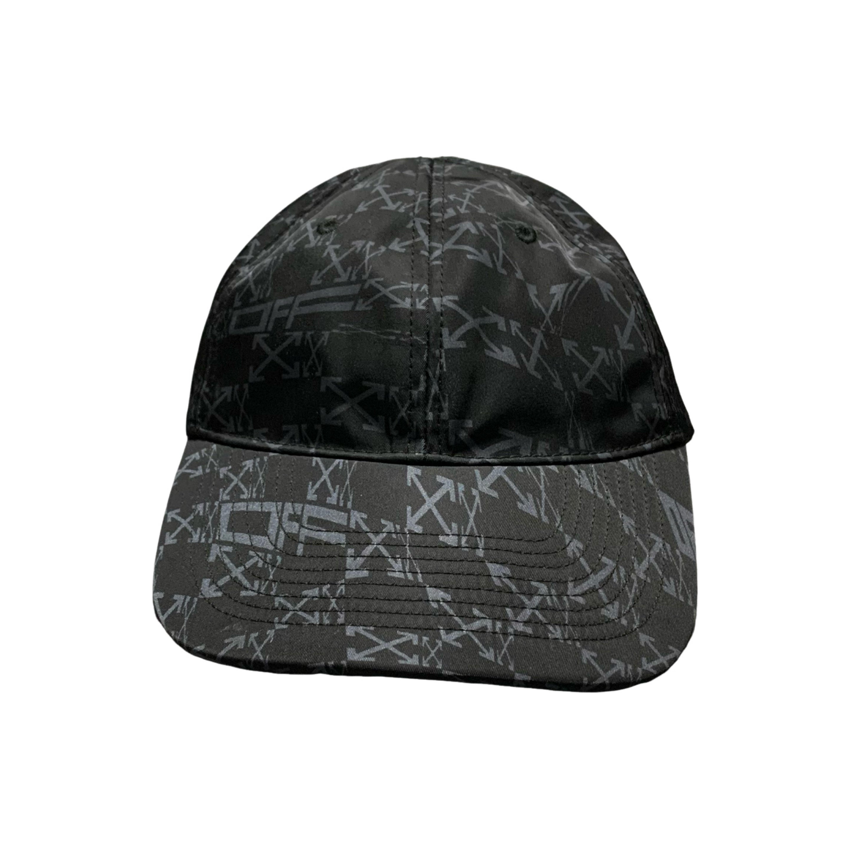 Off White Cap Arrows Off Graphic Black Baseball Hat Virgil Abloh