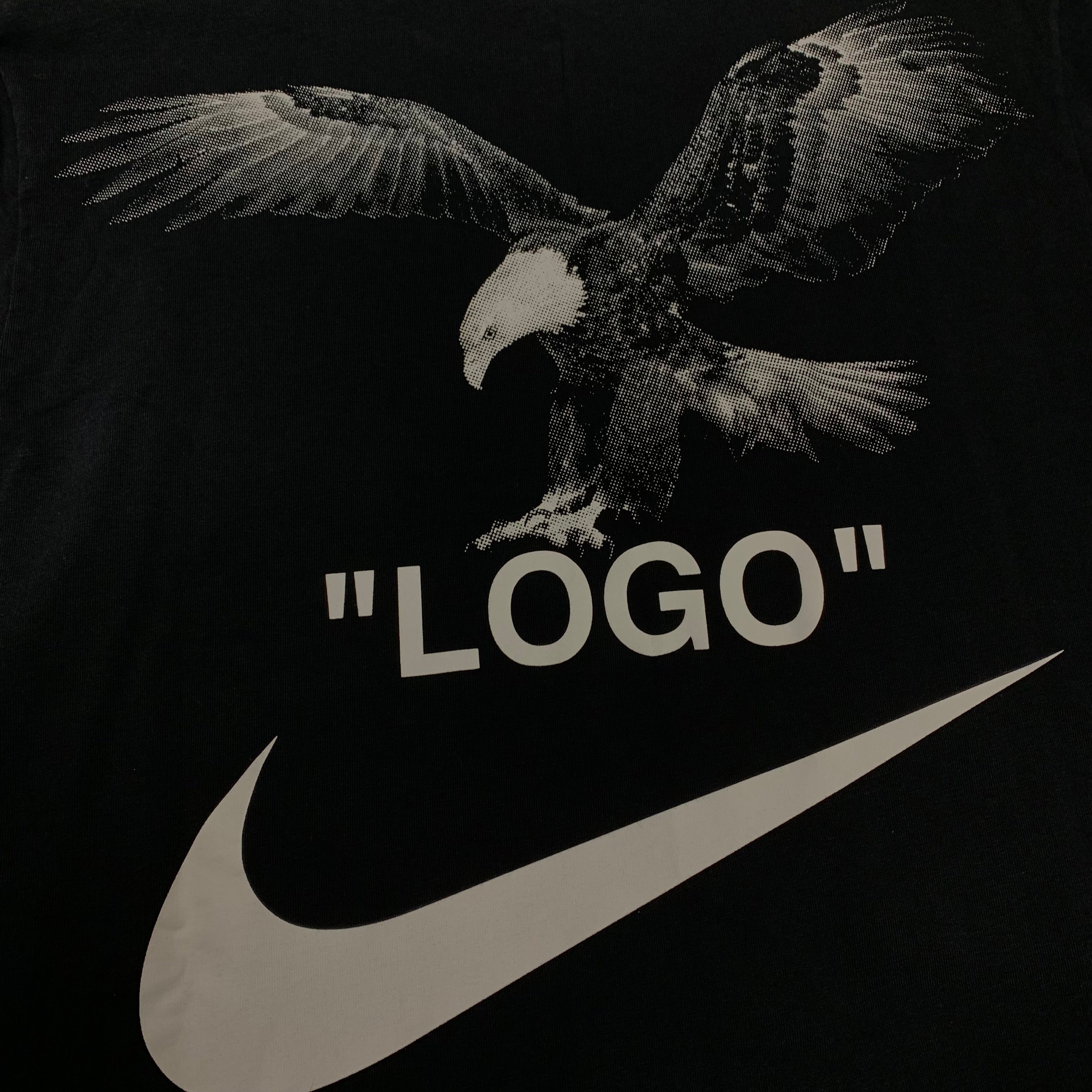 Off White Small Tee Nike Lab Mercurial NRG Black Oversized T-Shirt Virgil Abloh