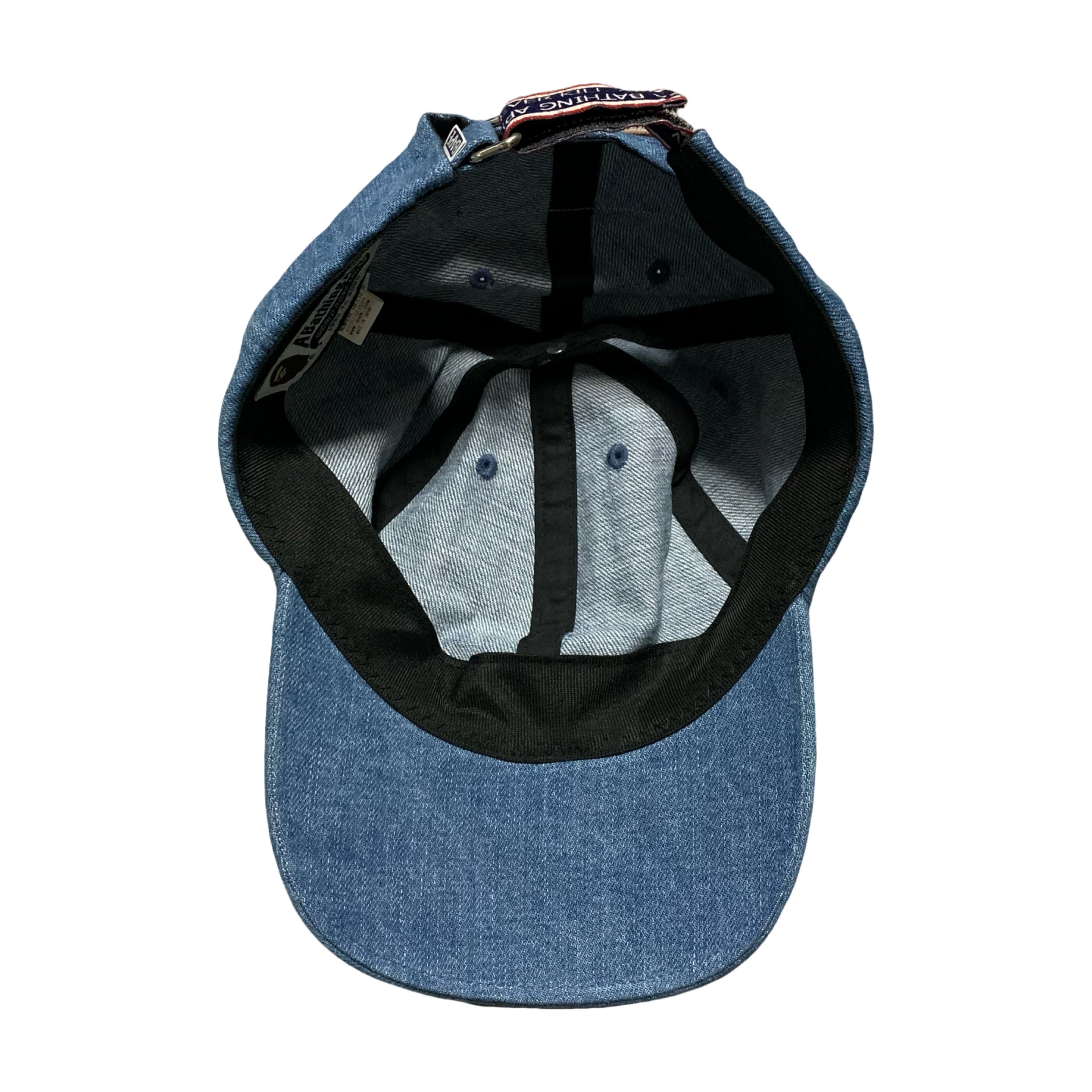 Bape Cap Shark Denim Panel Cap Light Indigo Blue 2019