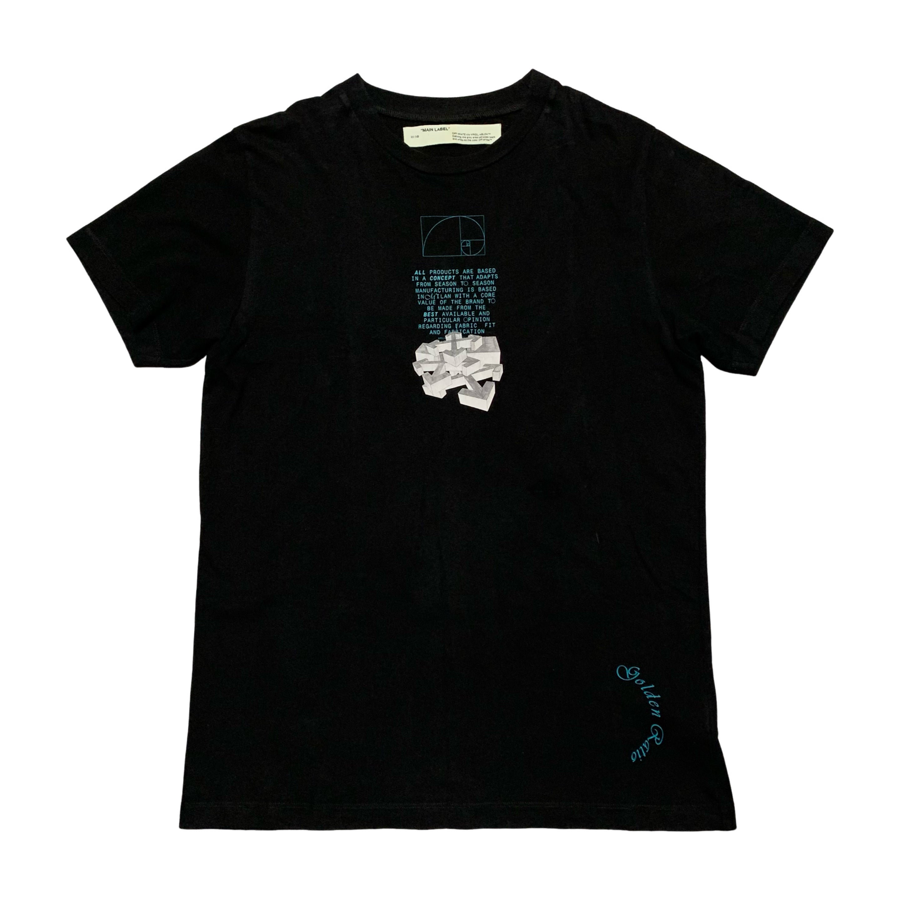 Off White Large Dripping Arrows Black Tee Virgil Abloh