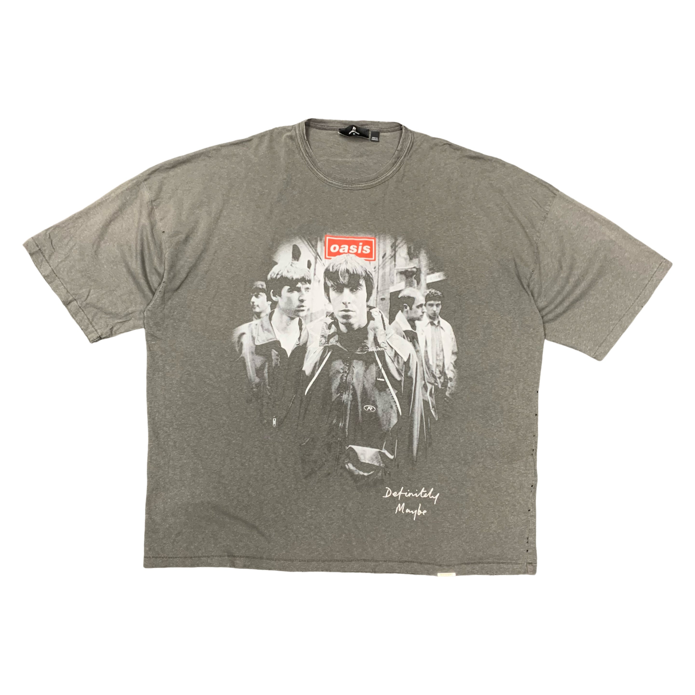 Represent XL Oasis Tee Definitely Maybe Sun Fade Grey T-Shirt