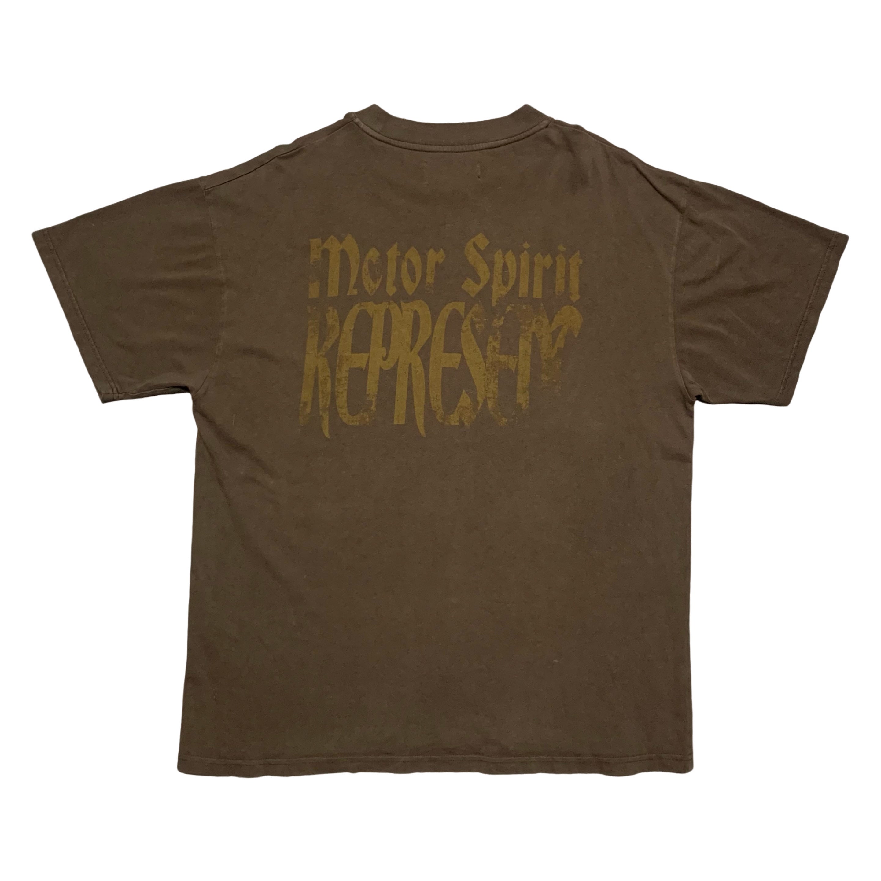 Represent Large Ride Thru Hell Vintage Brown Tee 'Motor Spirit'