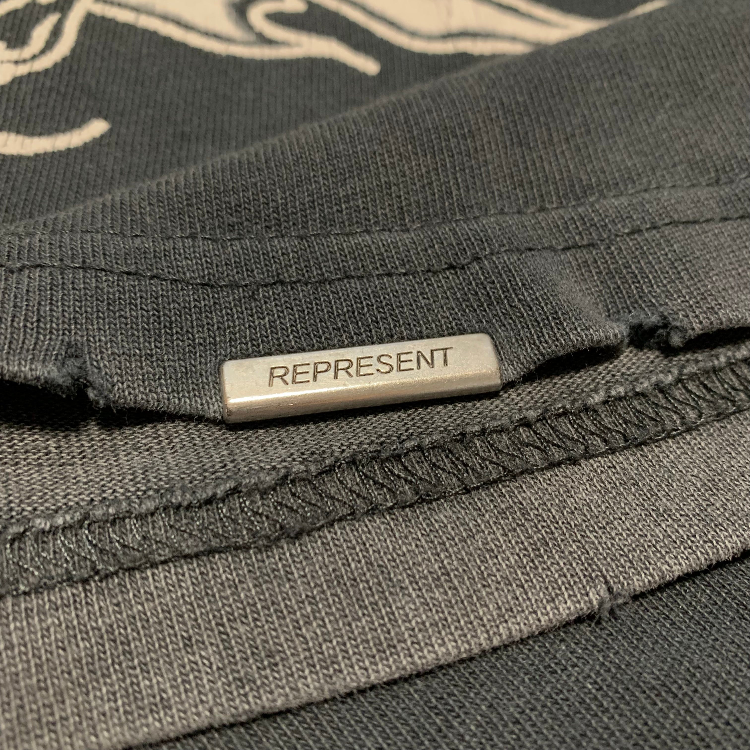 Represent Small Hard 2 Kill Vintage Black Tee