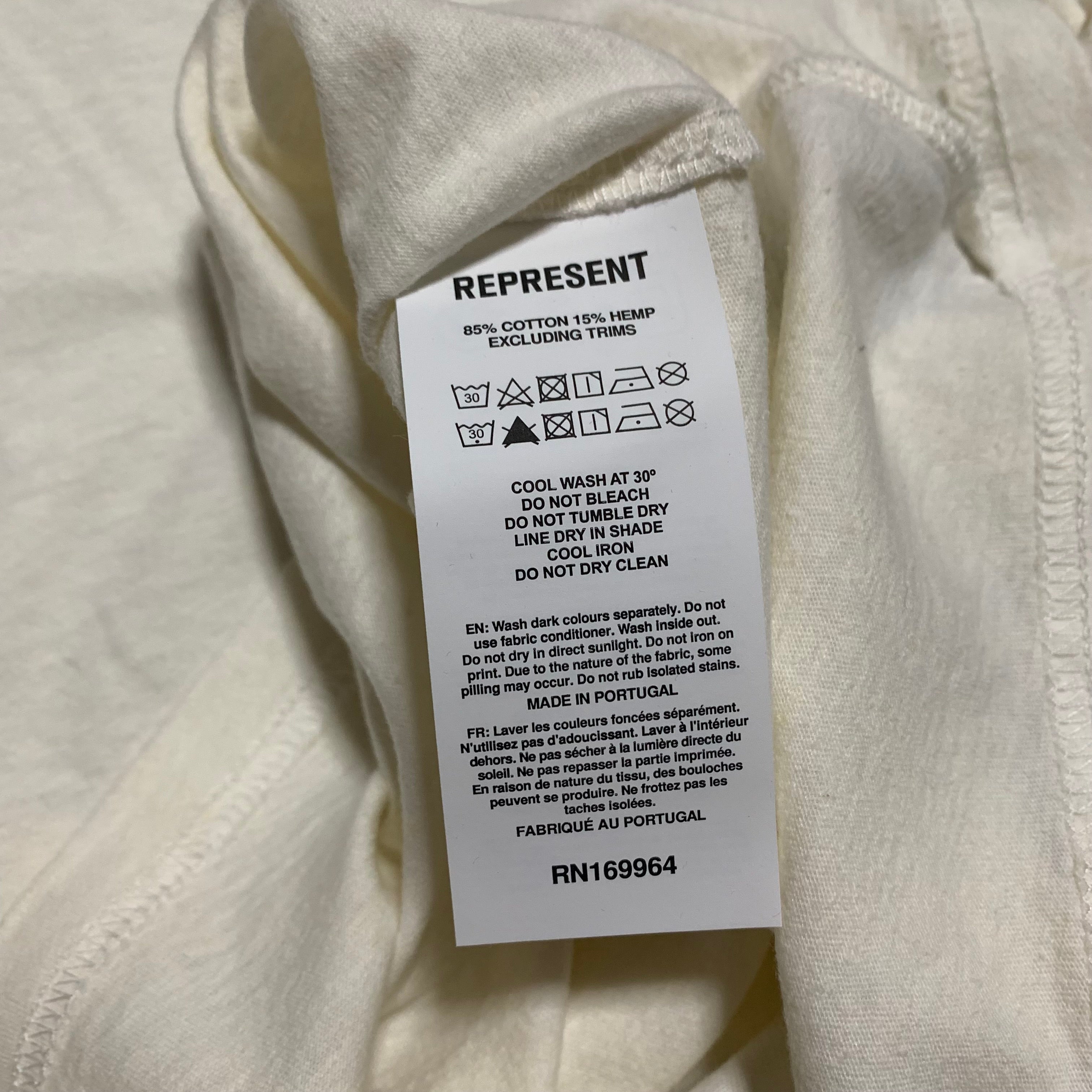 Represent XS Team Rep Flat White Tee