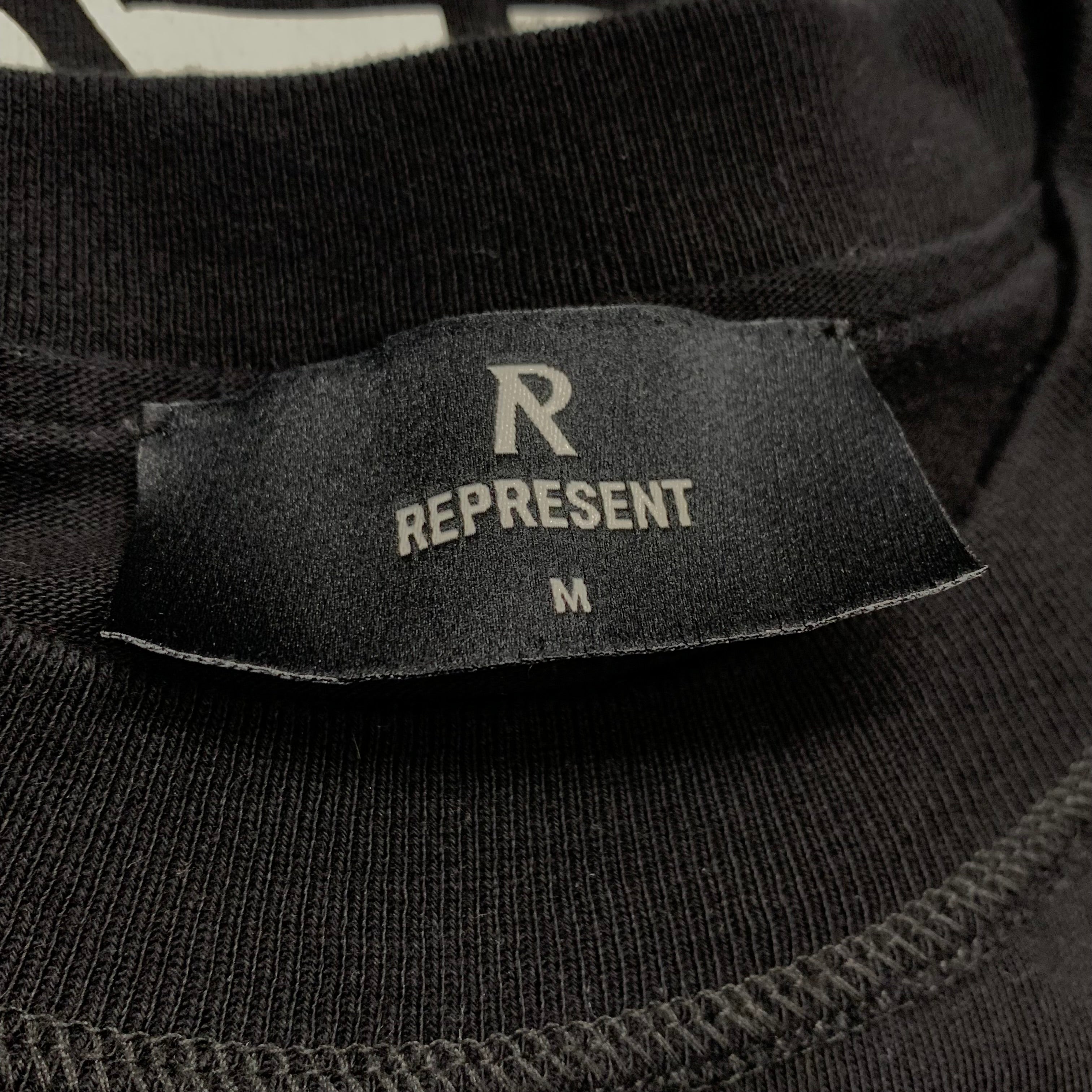 Represent Medium Tee Icon Collection Jet Black T-Shirt