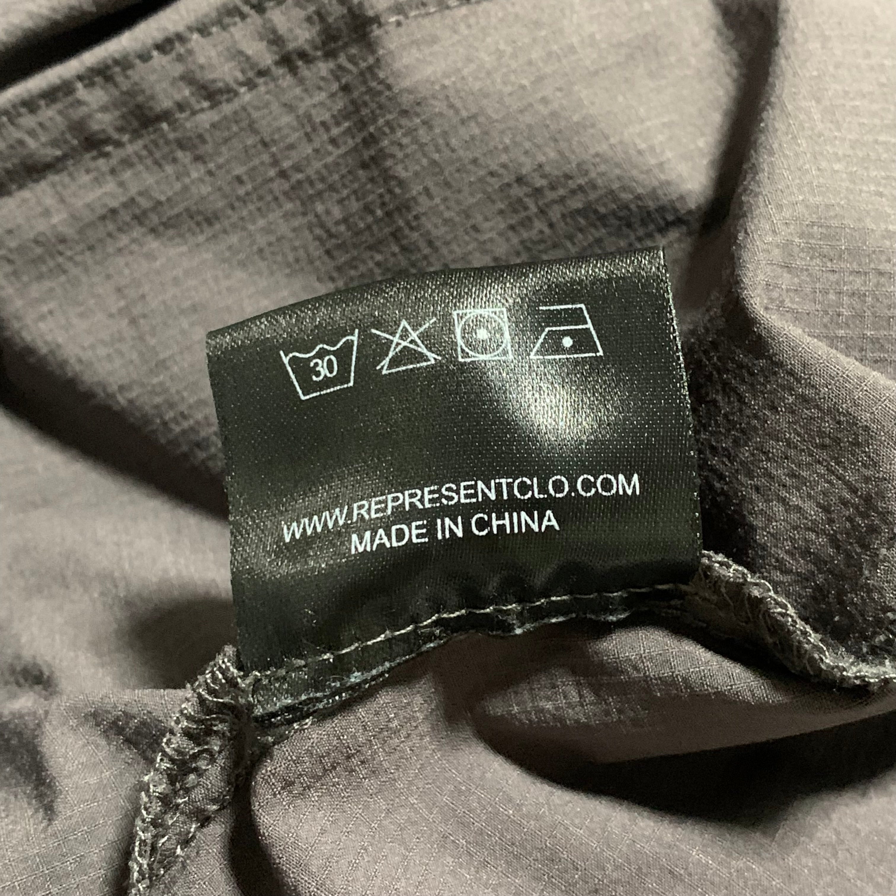 Represent Medium 247 Pants Grey Track Pant Zip Bottoms