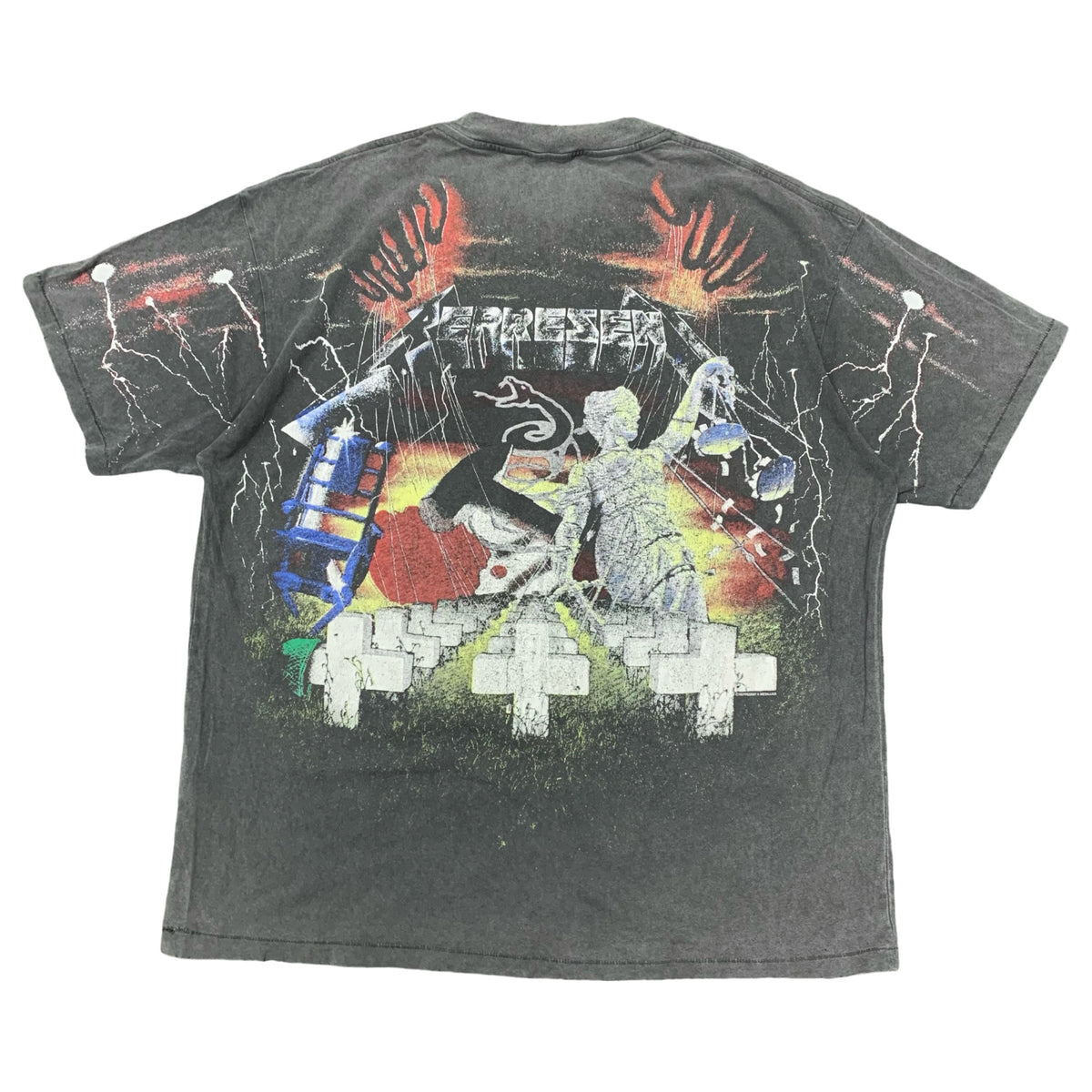 Represent XL Tee Metallica Master Of Puppets Vintage Grey T-Shirt