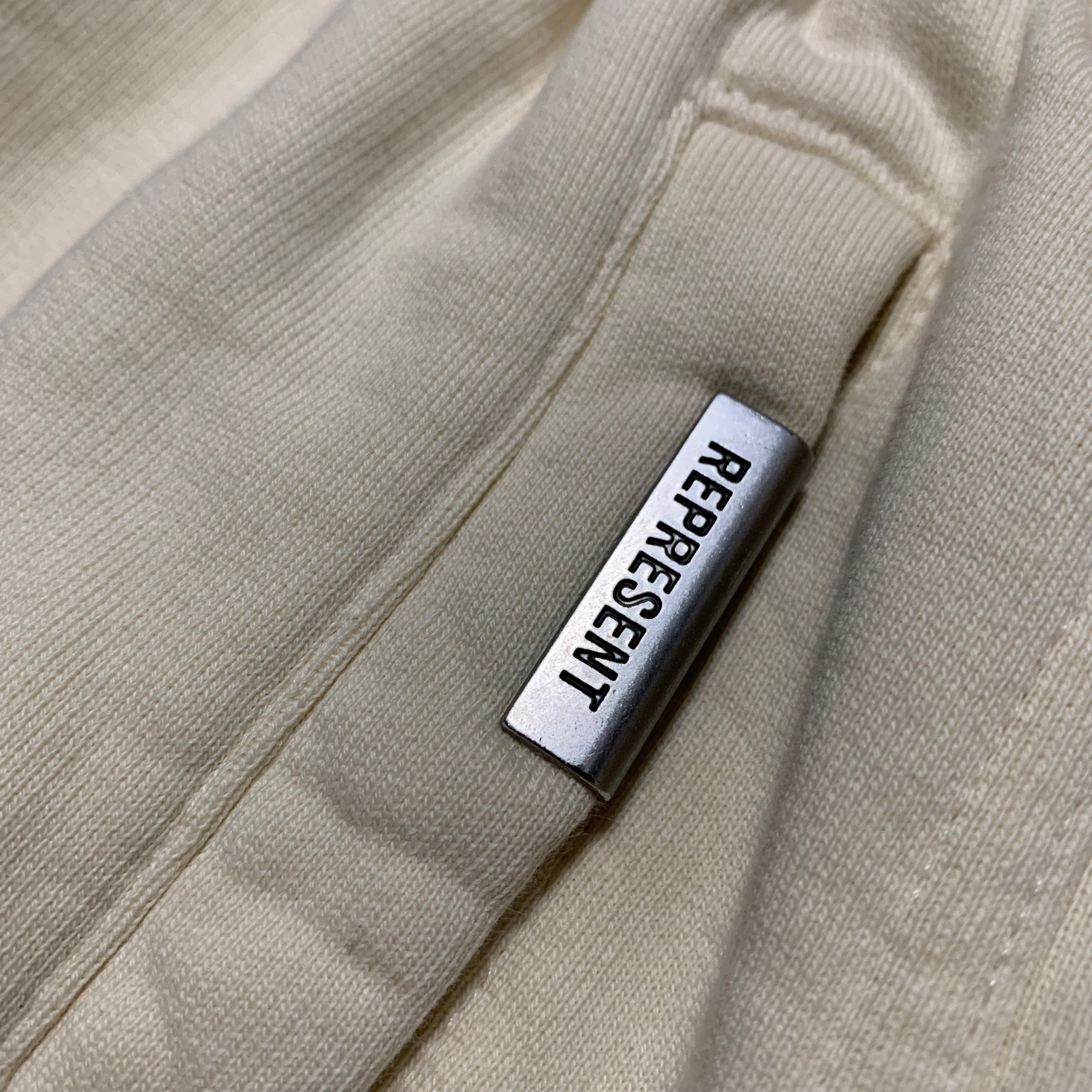 Represent XS Shorts Decade Of Speed White Cream Shorts