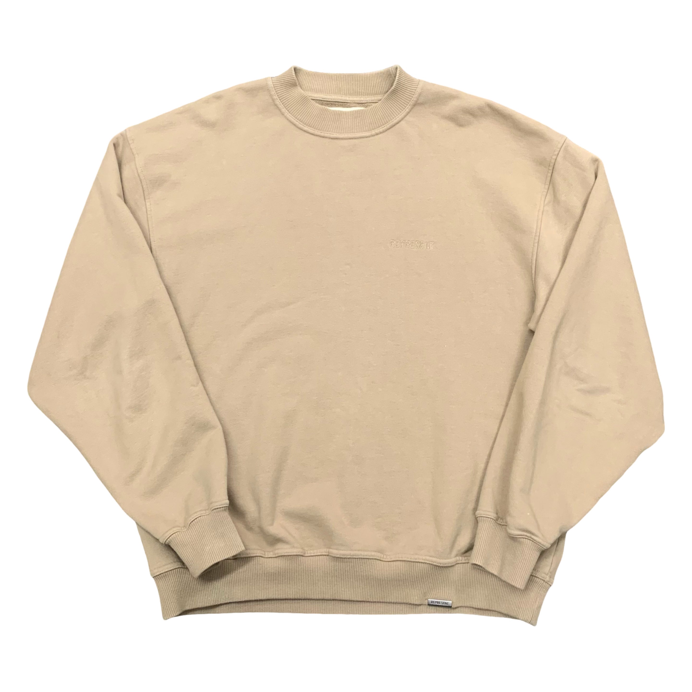 Represent Small Blanks Light Brown Sweater Sweatshirt Crewenck