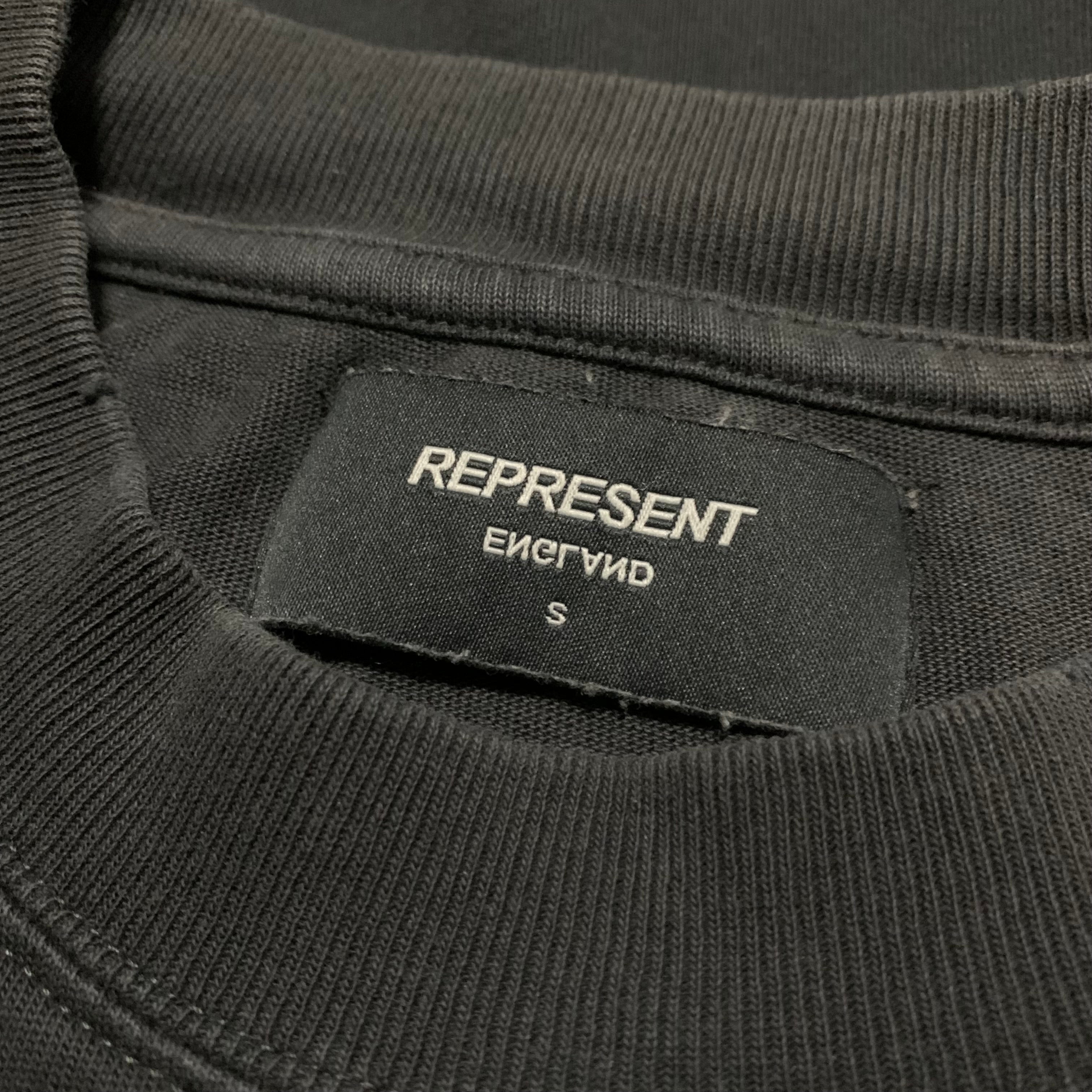 Represent Small Iron Spirit Vintage Black Tee