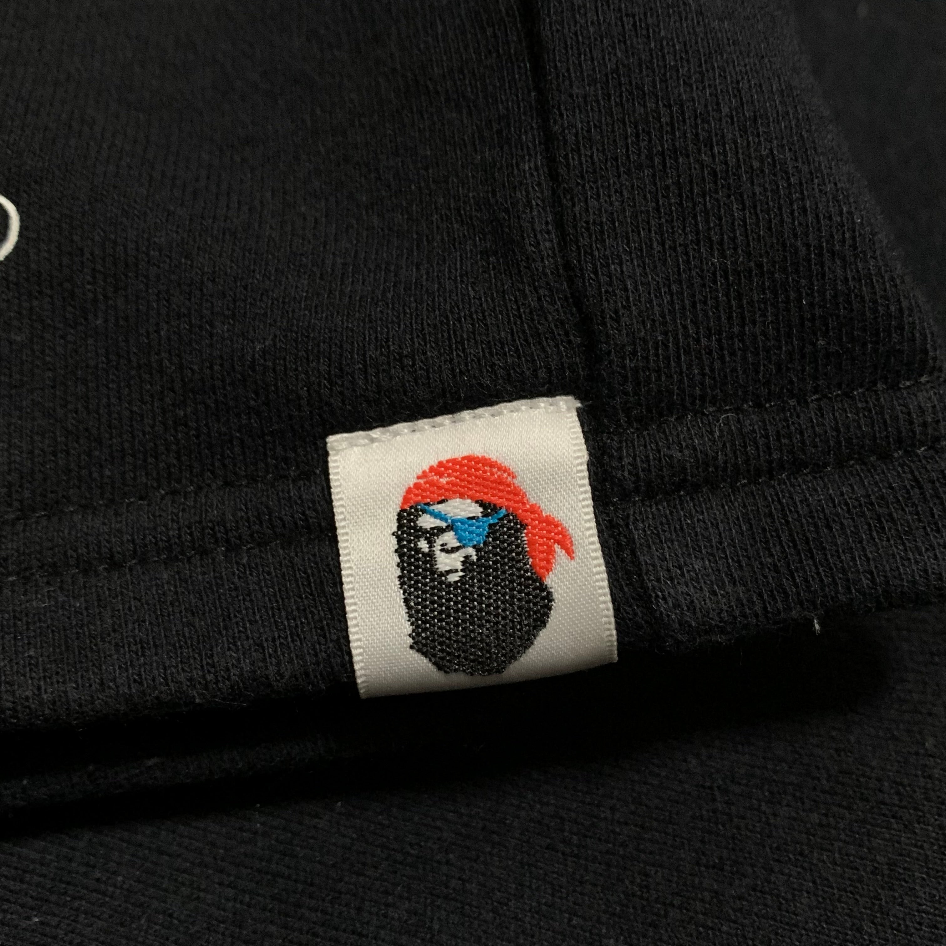 Bape Large Shorts Pirate Store Black Jogger Bottoms