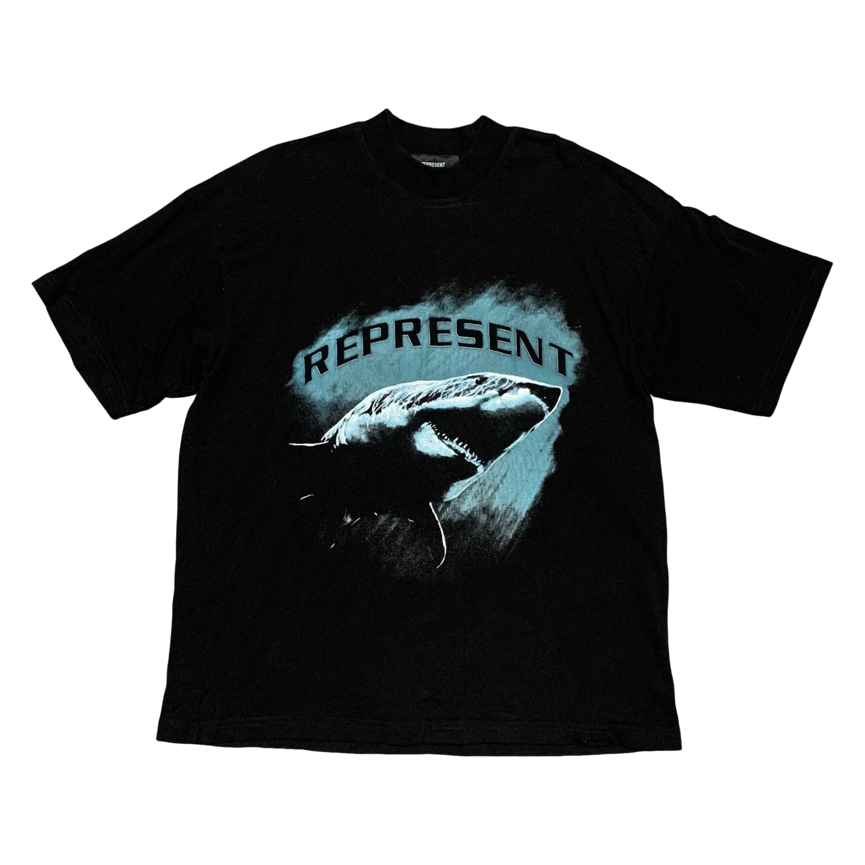 Represent Small Shark Jet Black Tee