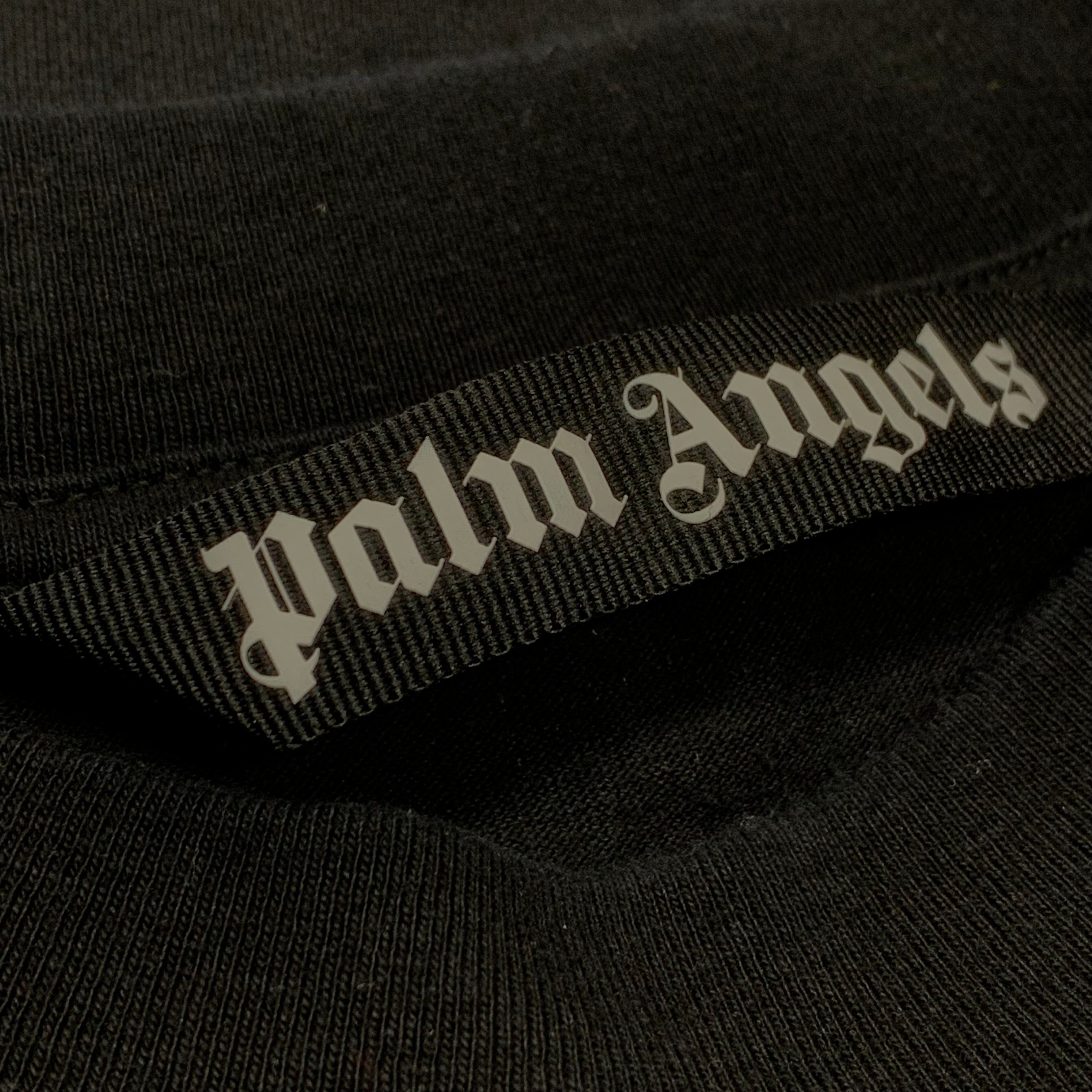 Palm Angels Small Tee Bear Graphic Black T-Shirt Virgil Abloh