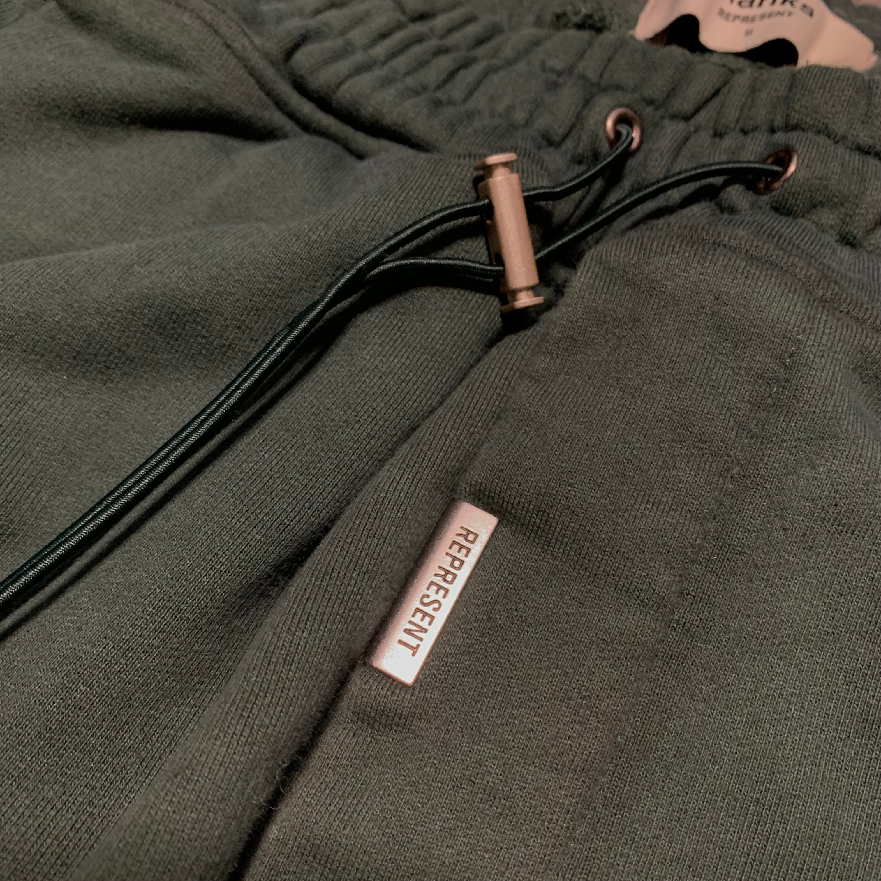Represent Small Blanks Jogger Sweatpants Bottoms Green