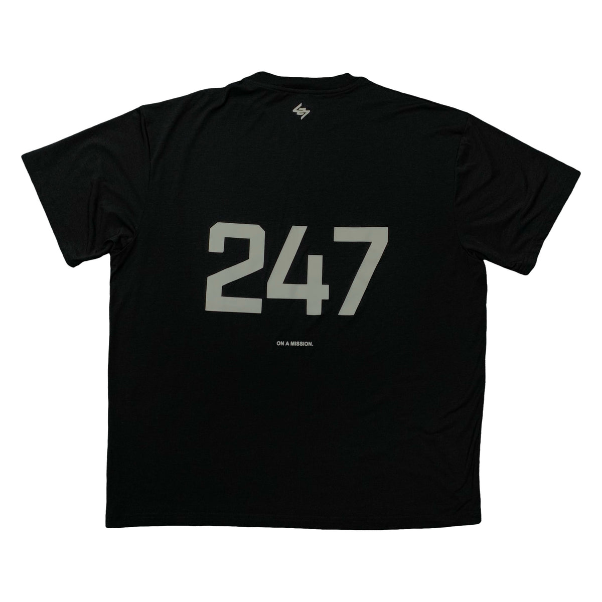 Represent Large Tee 247 On A Mission Black Gym T-Shirt