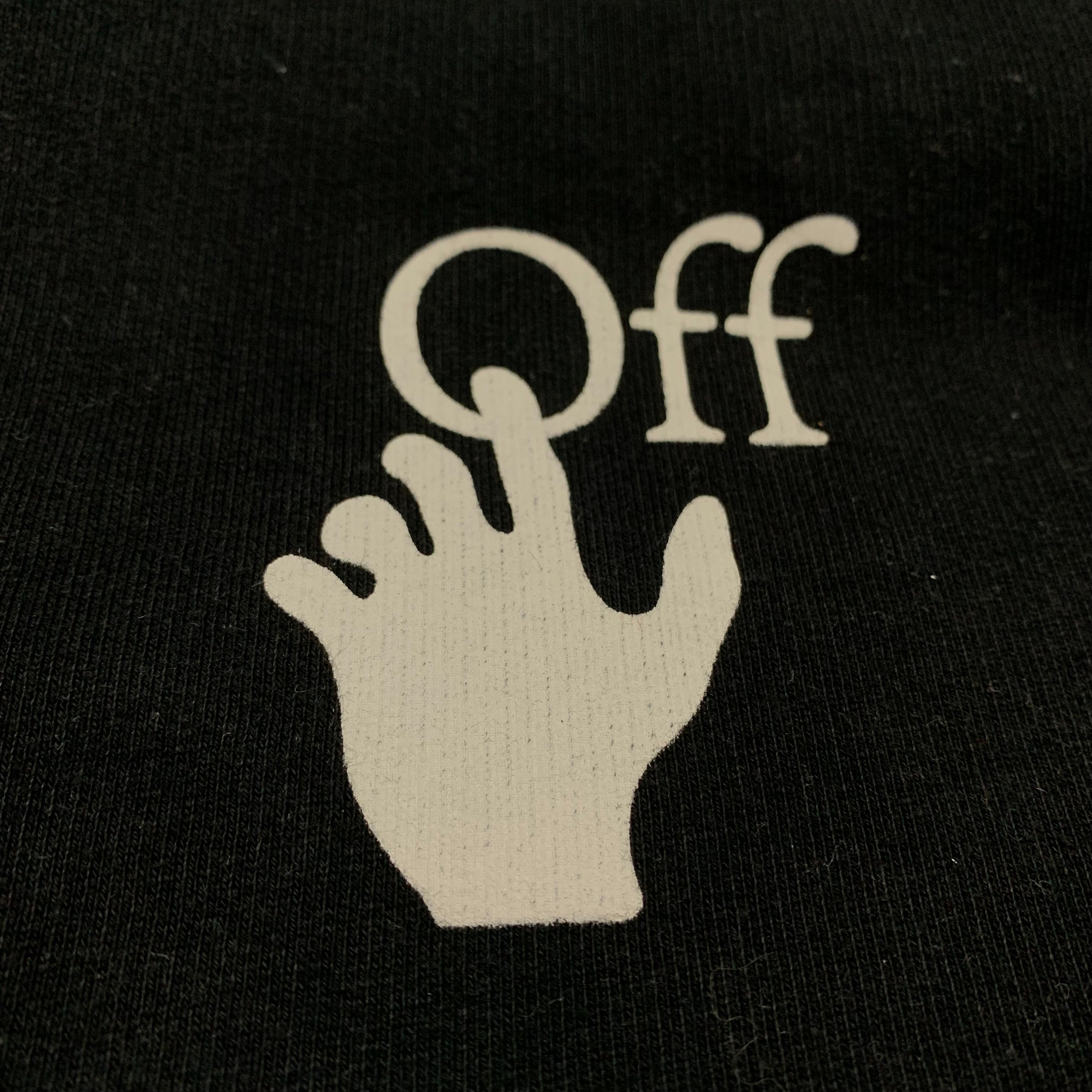 Off White Small Caravaggio Painting Black Hoodie Virgil Abloh
