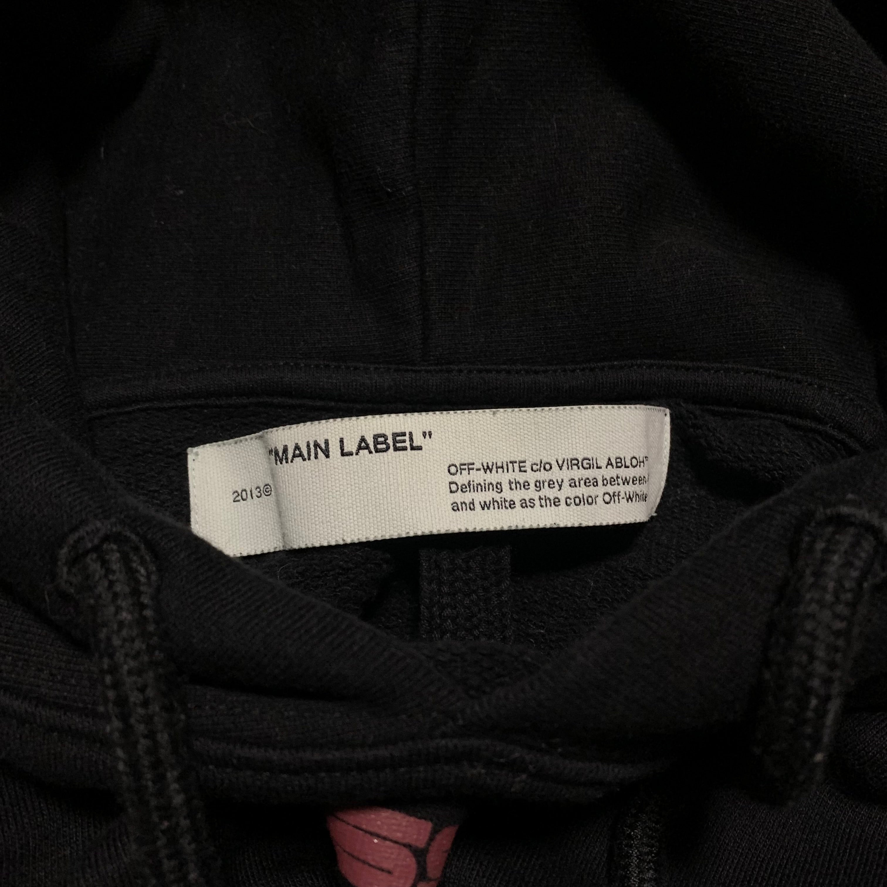 Off White Small Arachno Spider Arrows Hoodie Black Virgil Abloh