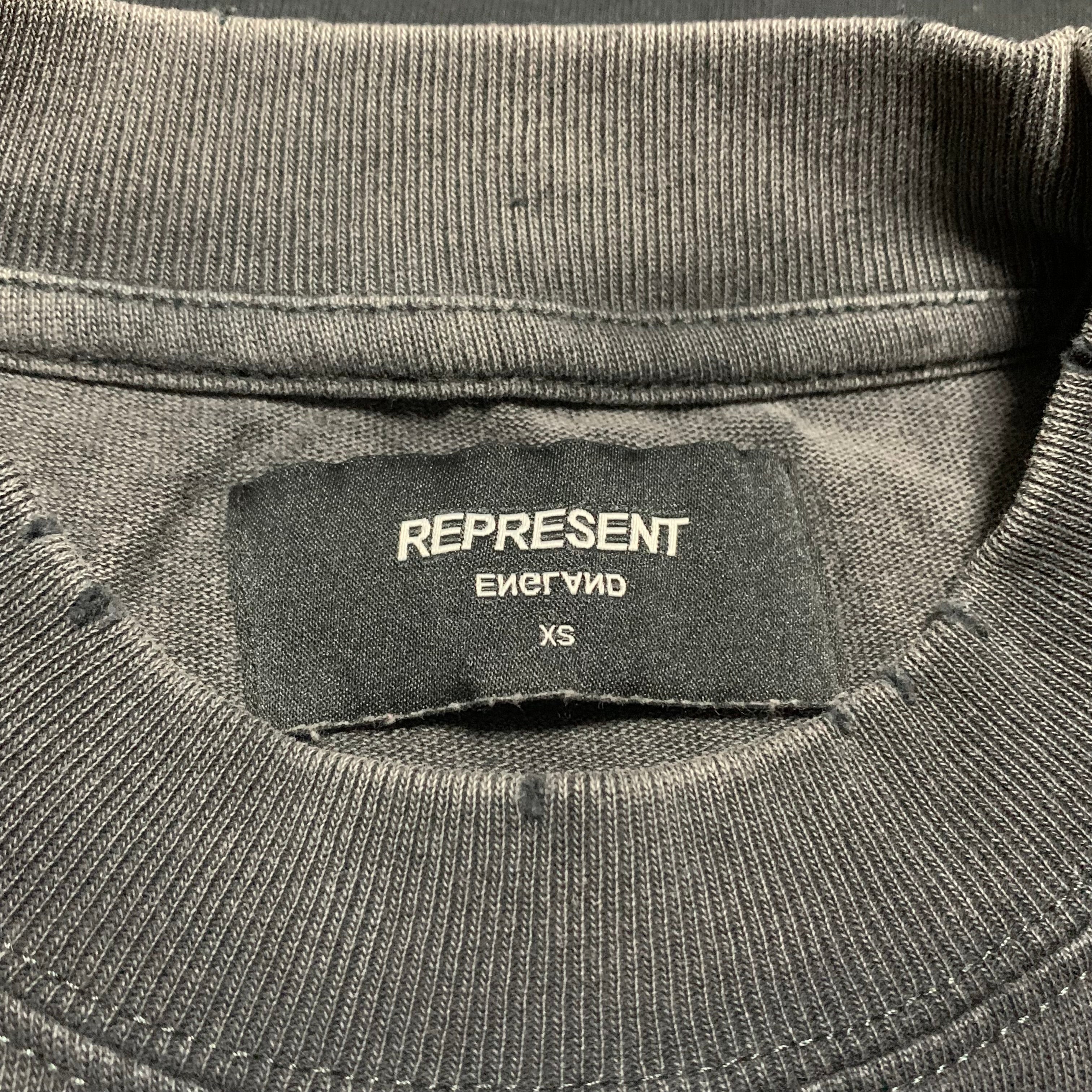 Represent XS Feel The Heat Vintage Black Tee