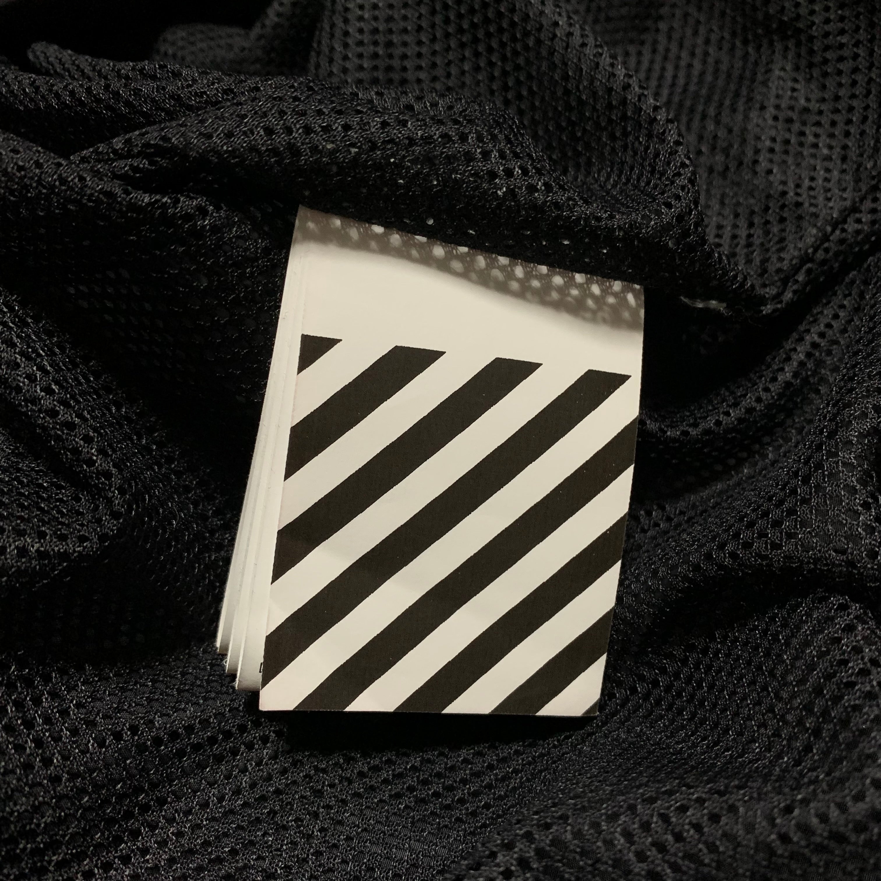 Off White Medium Track Jacket Black Track Top Virgil Abloh