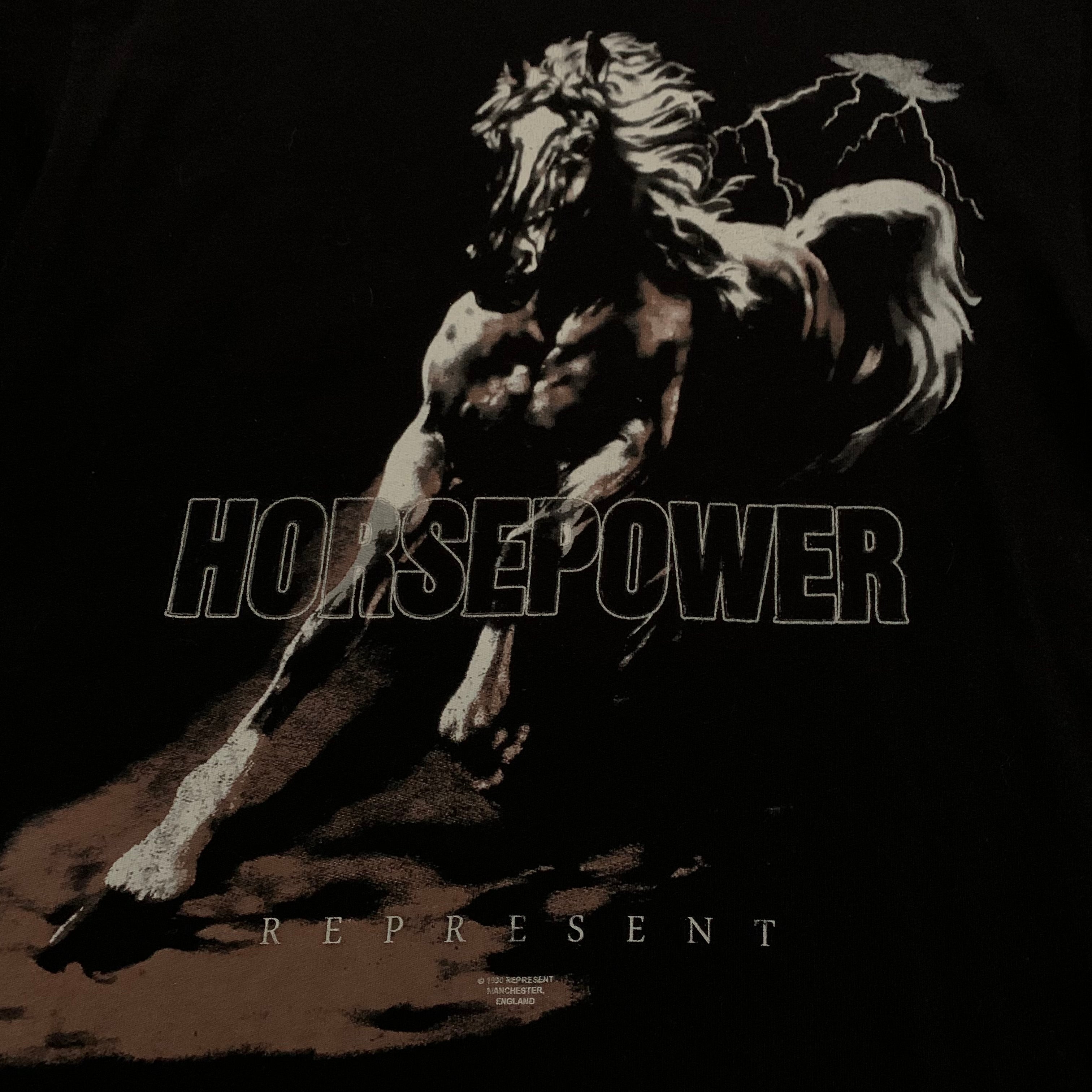 Represent Small HorsePower Jet Black Tee