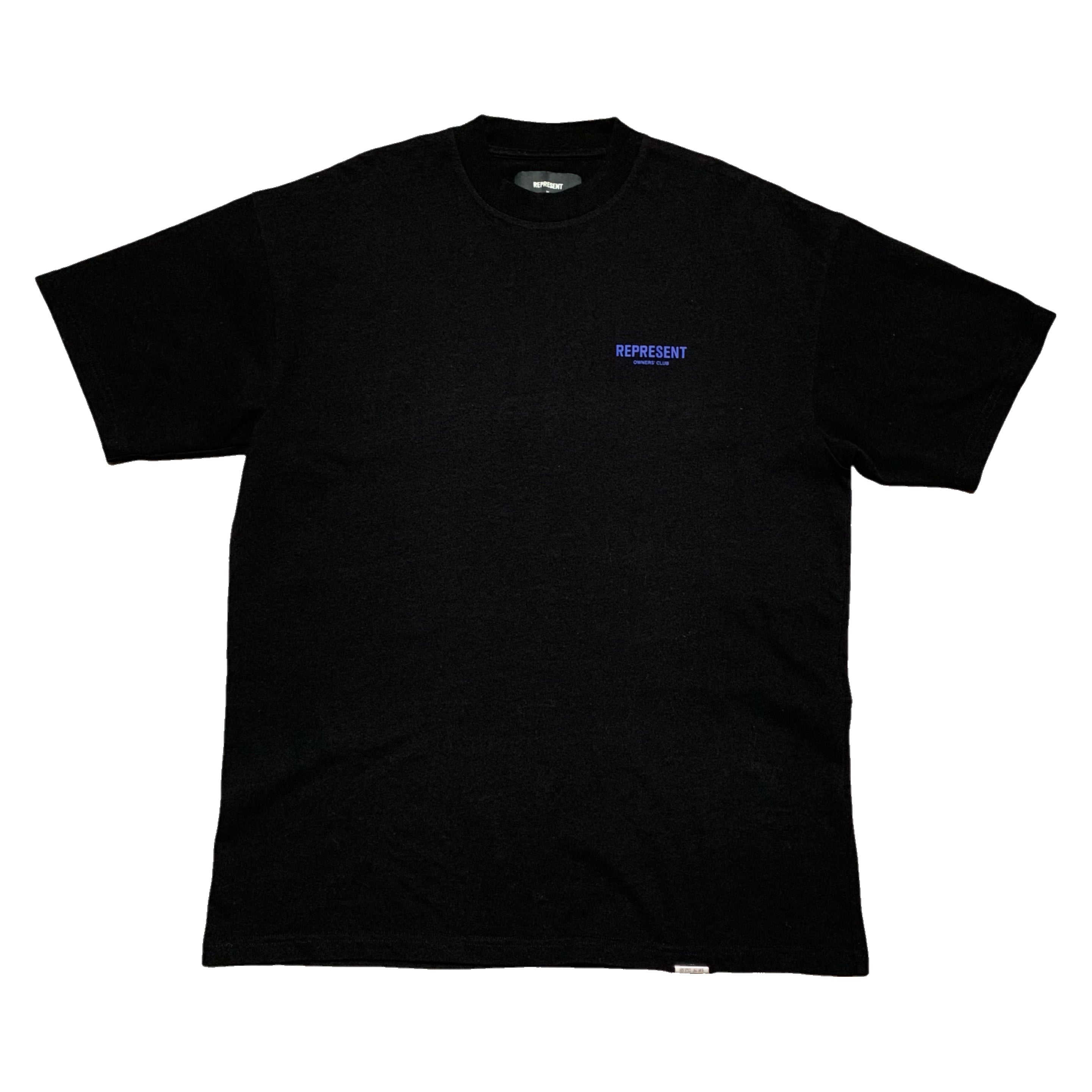 Represent XS Owners Club Jet Black Tee Blue Graphic