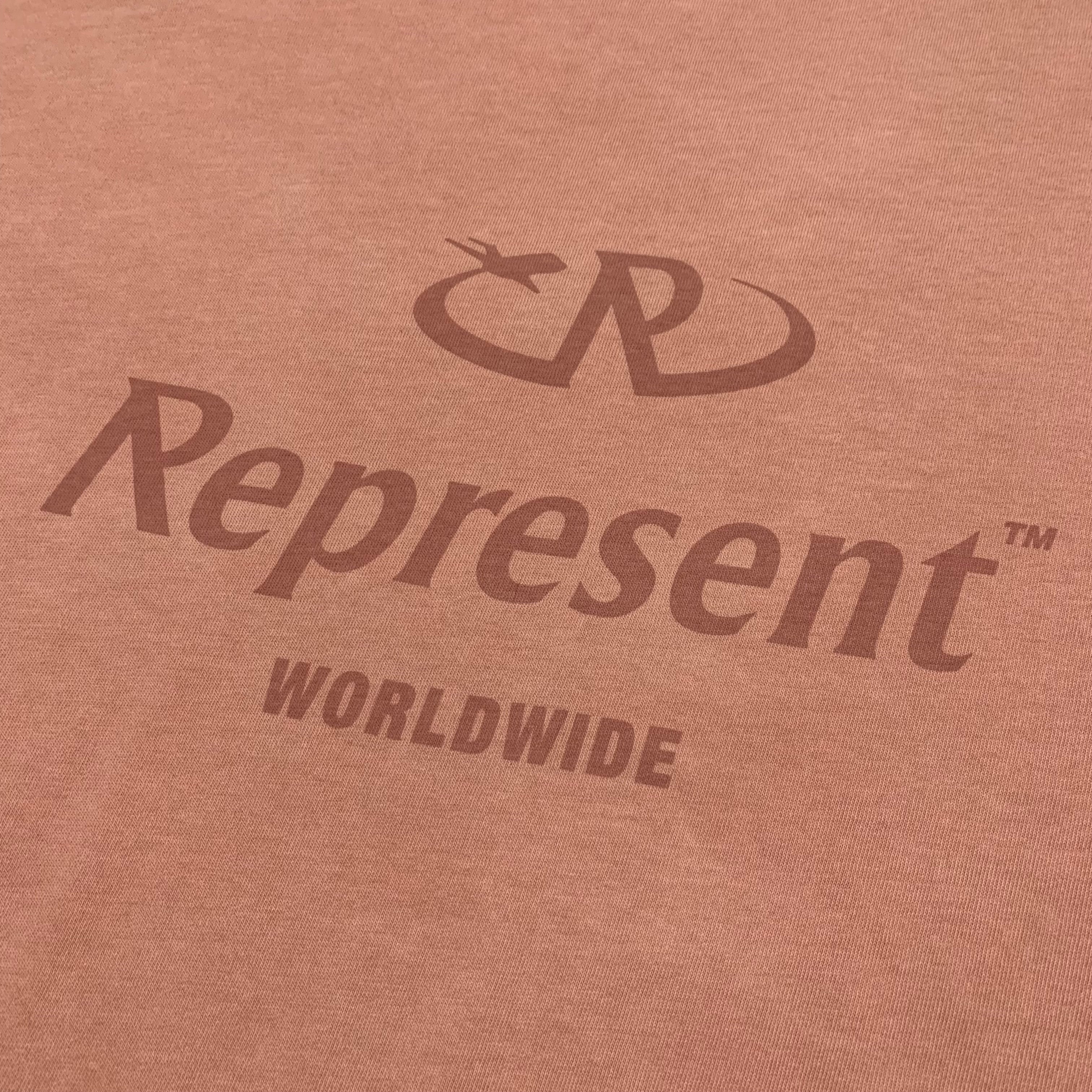 Represent Large Worldwide Pink Tee