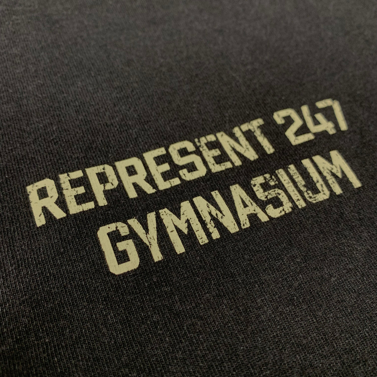 Represent Small Tank Top 247 Gymnasium Vintage Black Sleeveless Top