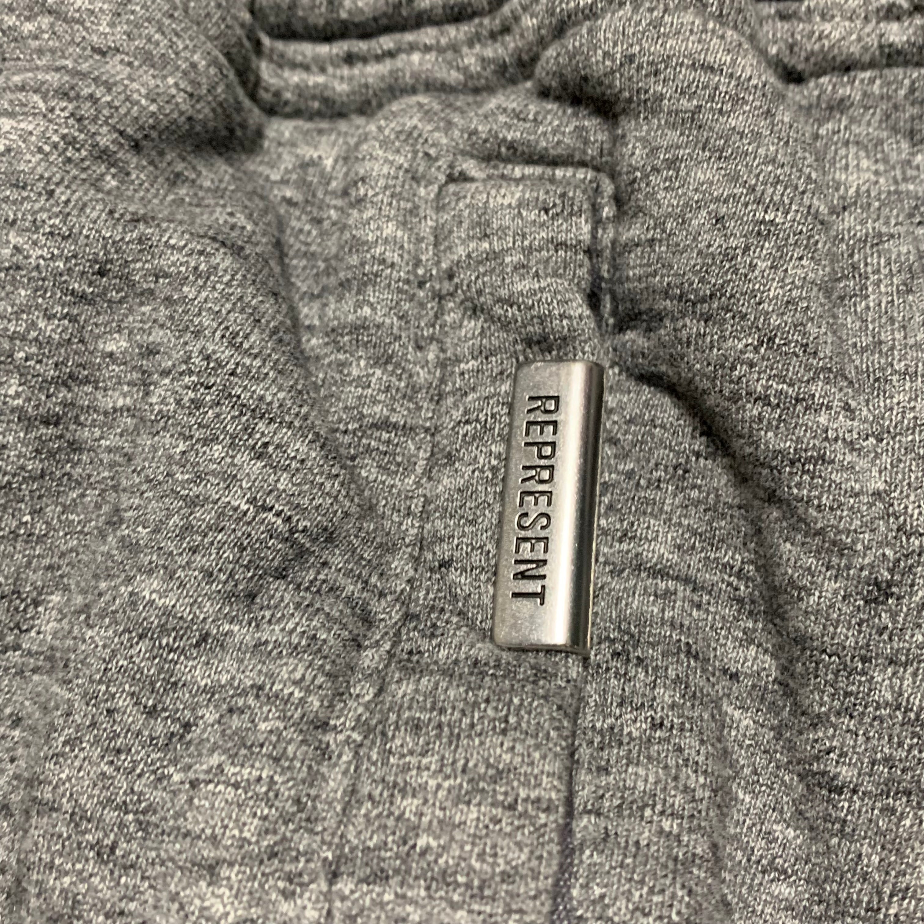 Represent Small Shorts Blanks Grey Jogger Bottoms