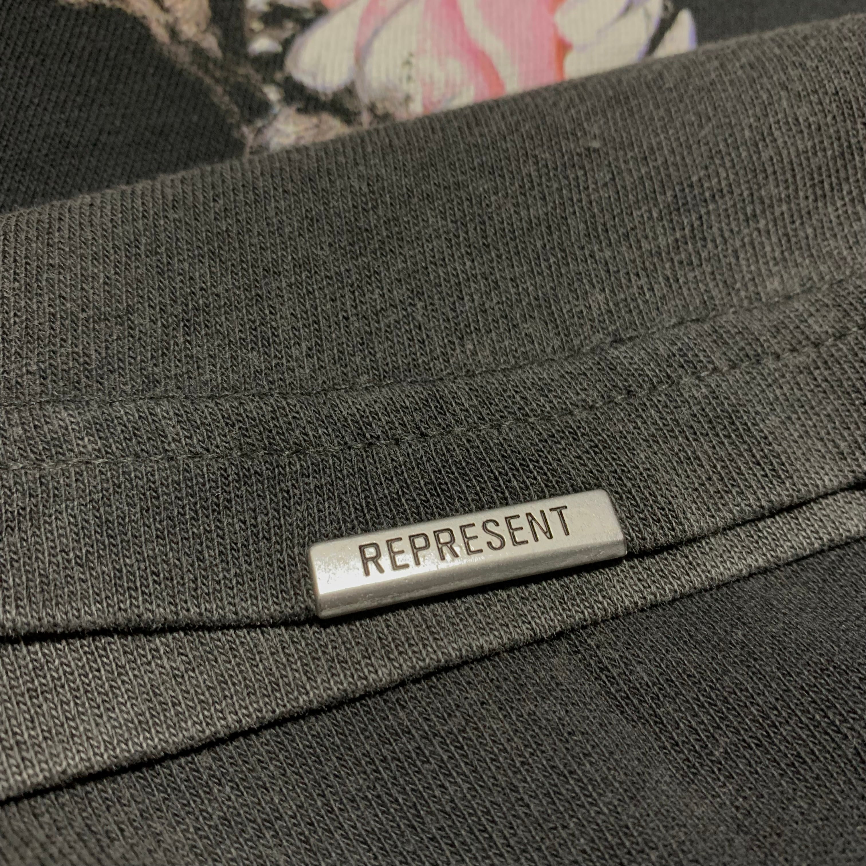 Represent XS Pure Breed Graphic Vintage Black Tee