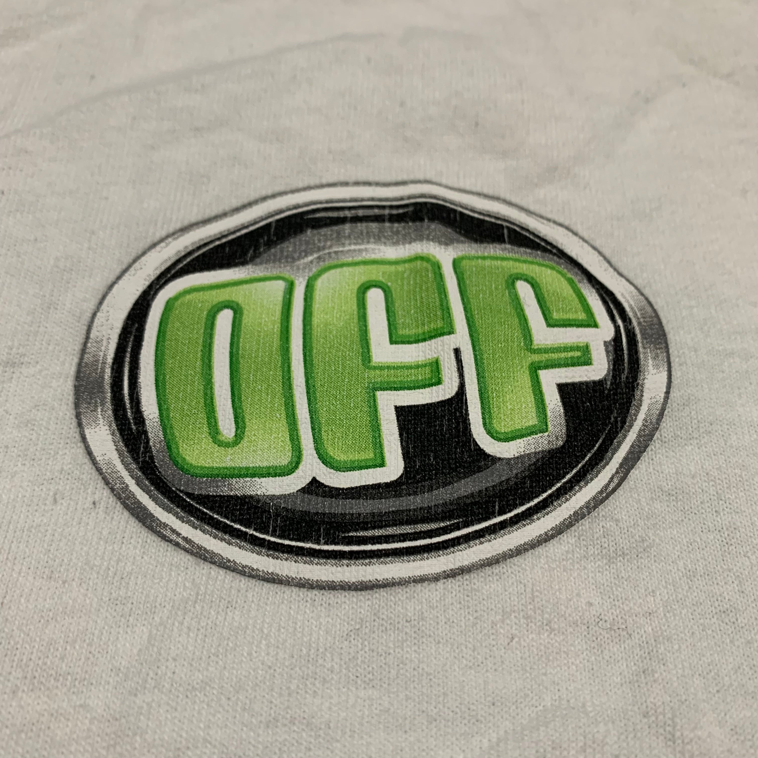 Off White XS Weed Graphic White Tee Virgil Abloh