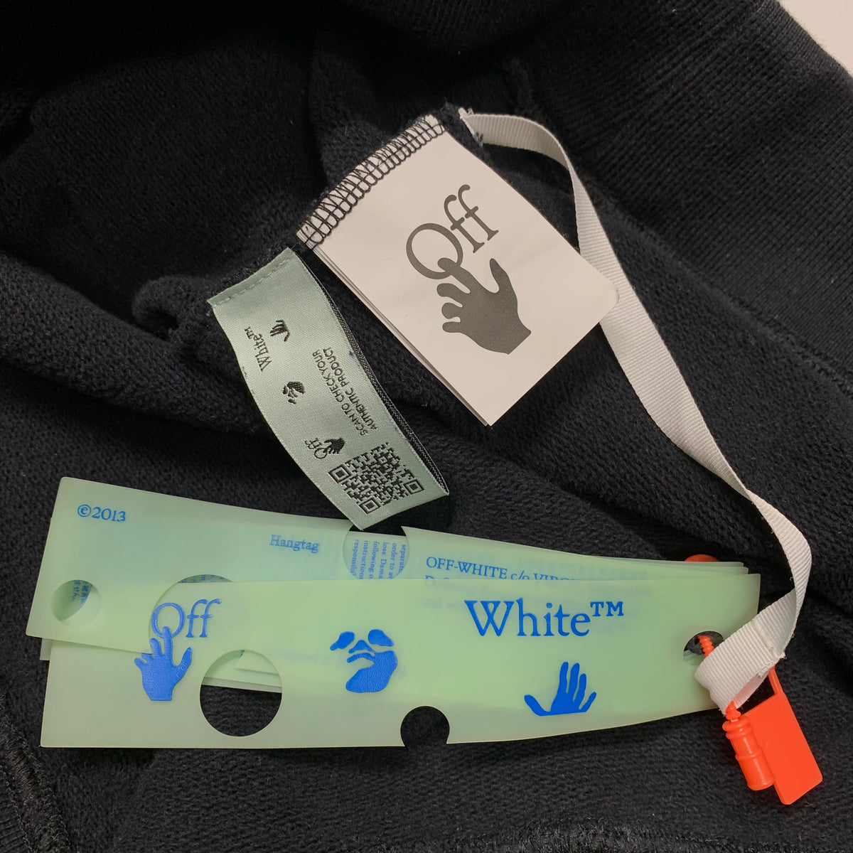 Off White Large Hoodie Pascal Skeleton Arrows Black Hoodie Virgil Abloh