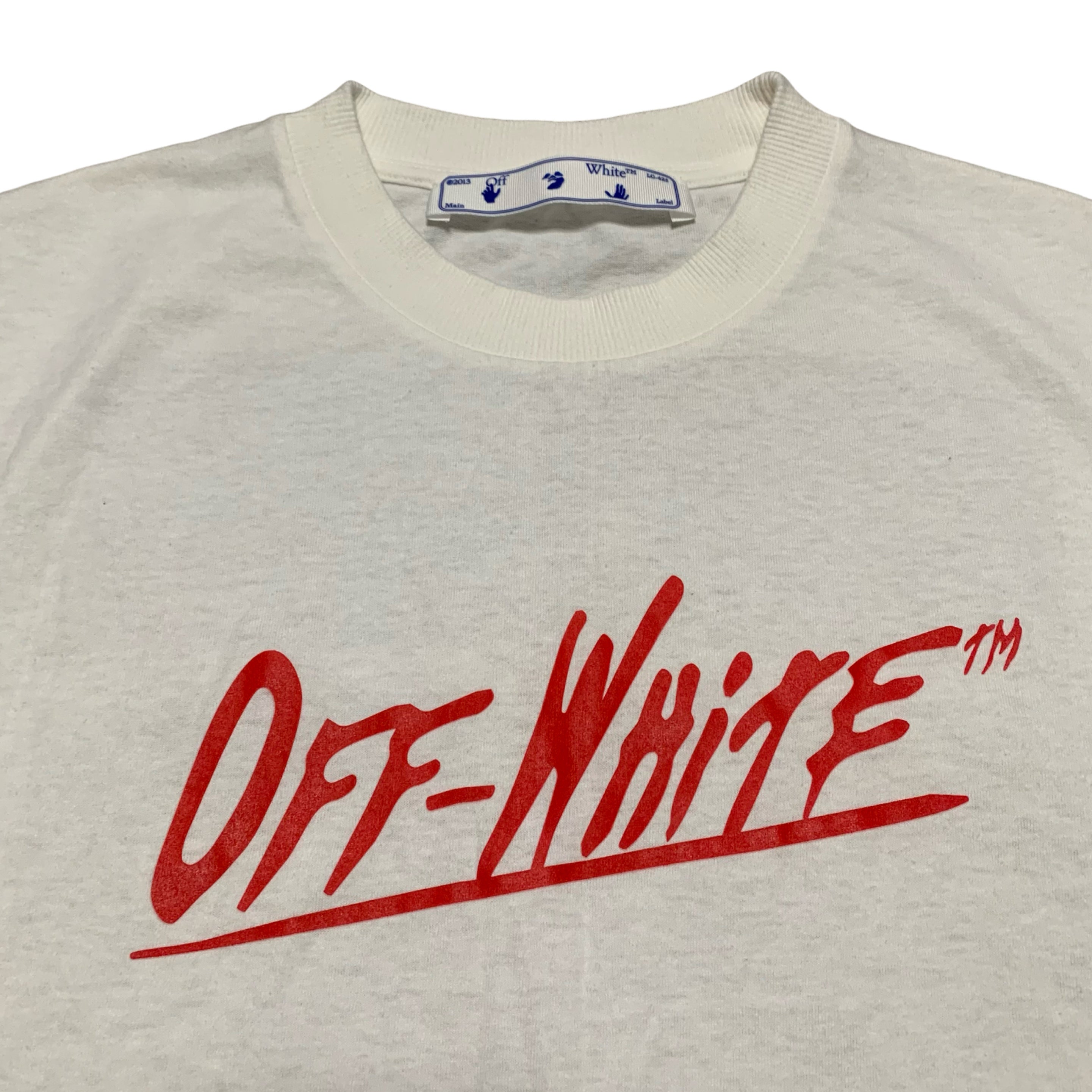 Off White Small Caravaggio Till The End White Tee Virgil Abloh