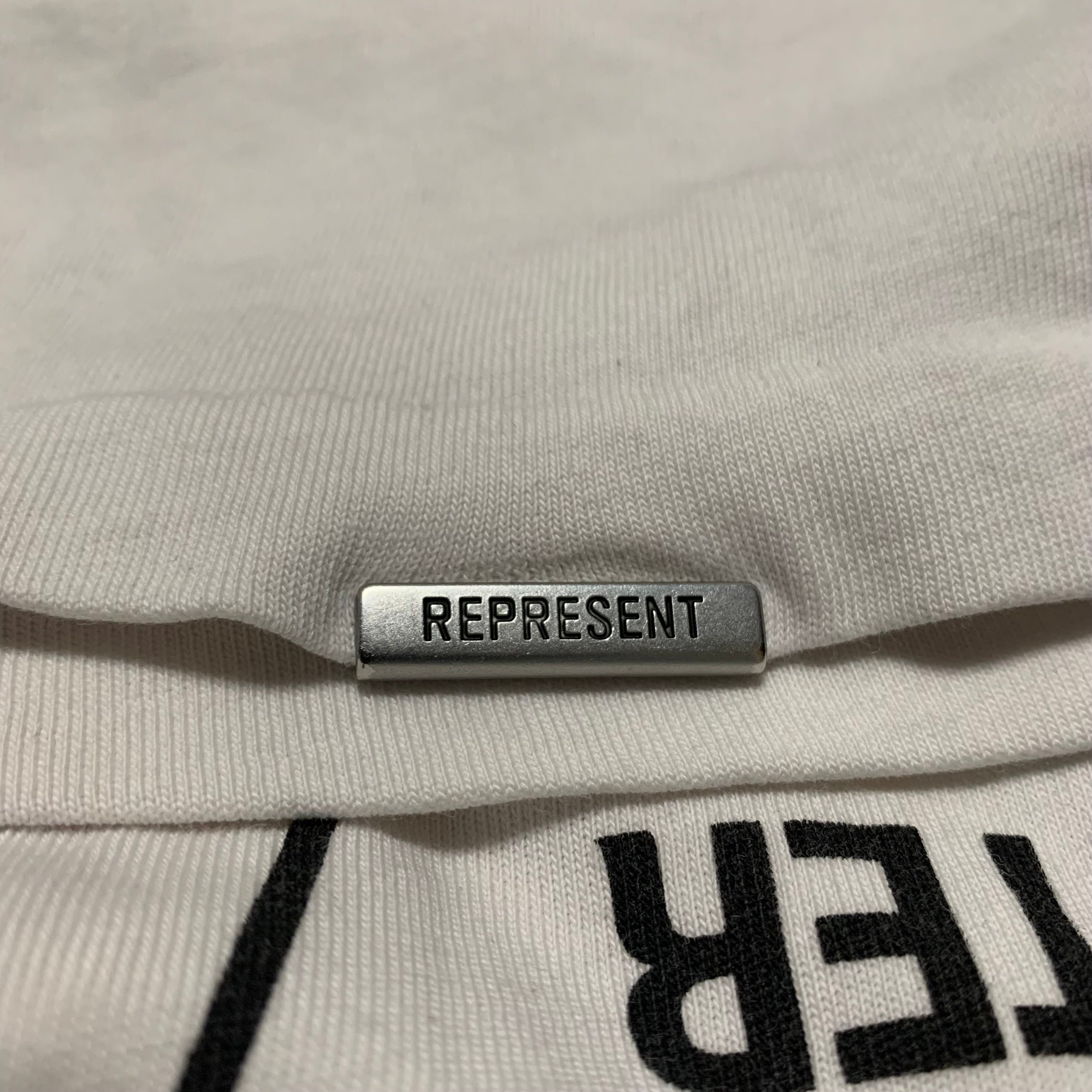 Represent XXS Monochrome Icons Flat White Tee