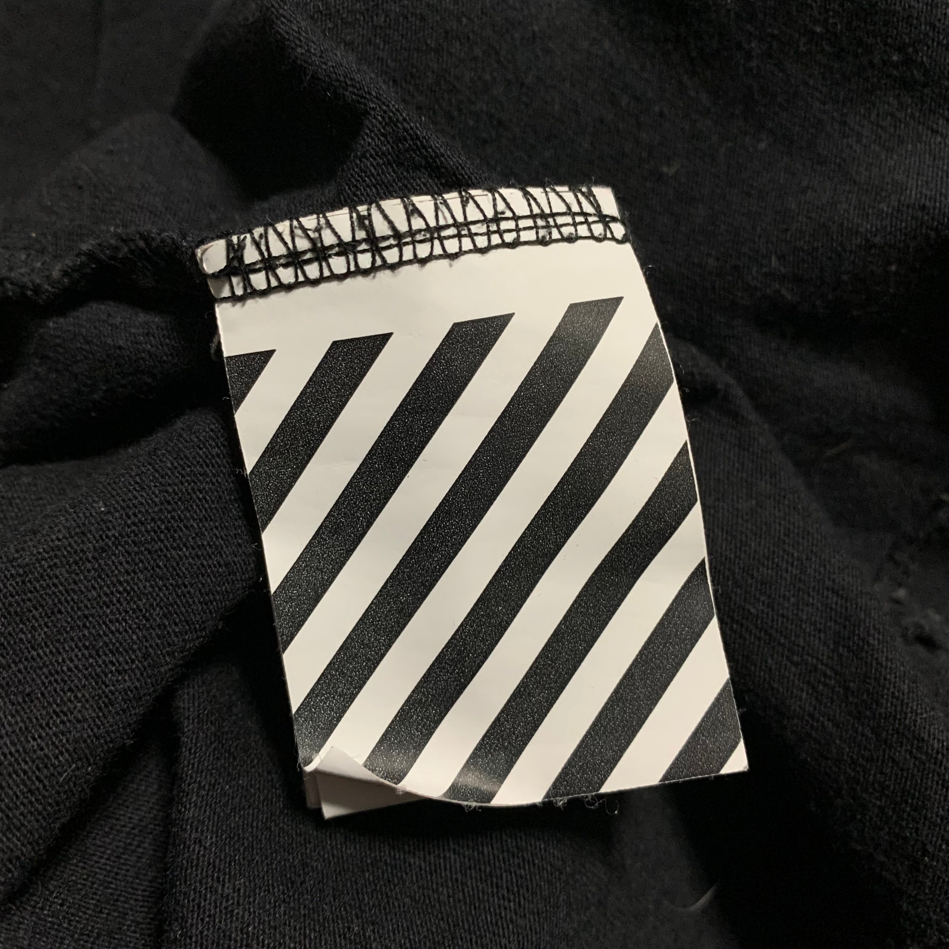 Off White Medium Rationalism Black Tee Virgil Abloh