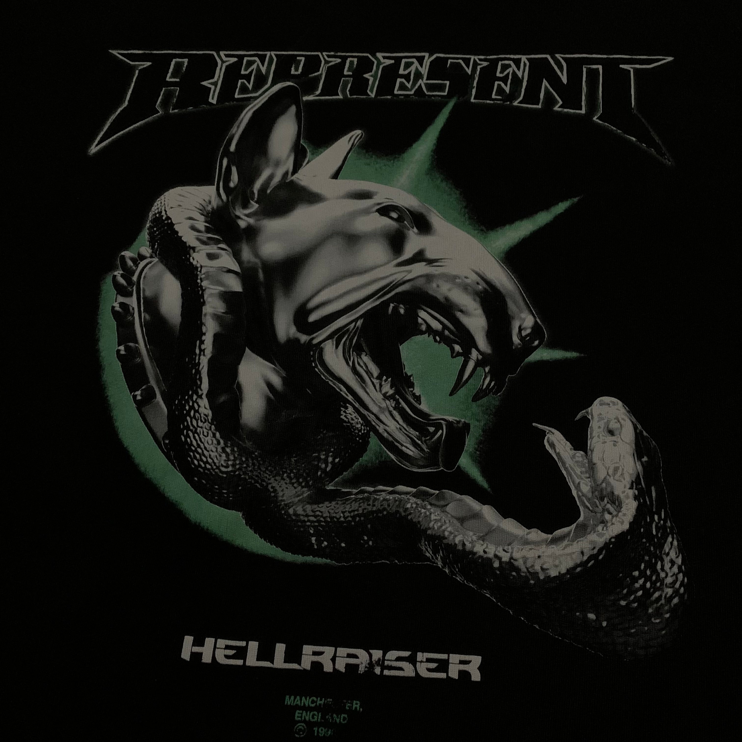 Represent Large HellRaiser Vintage Black Tee