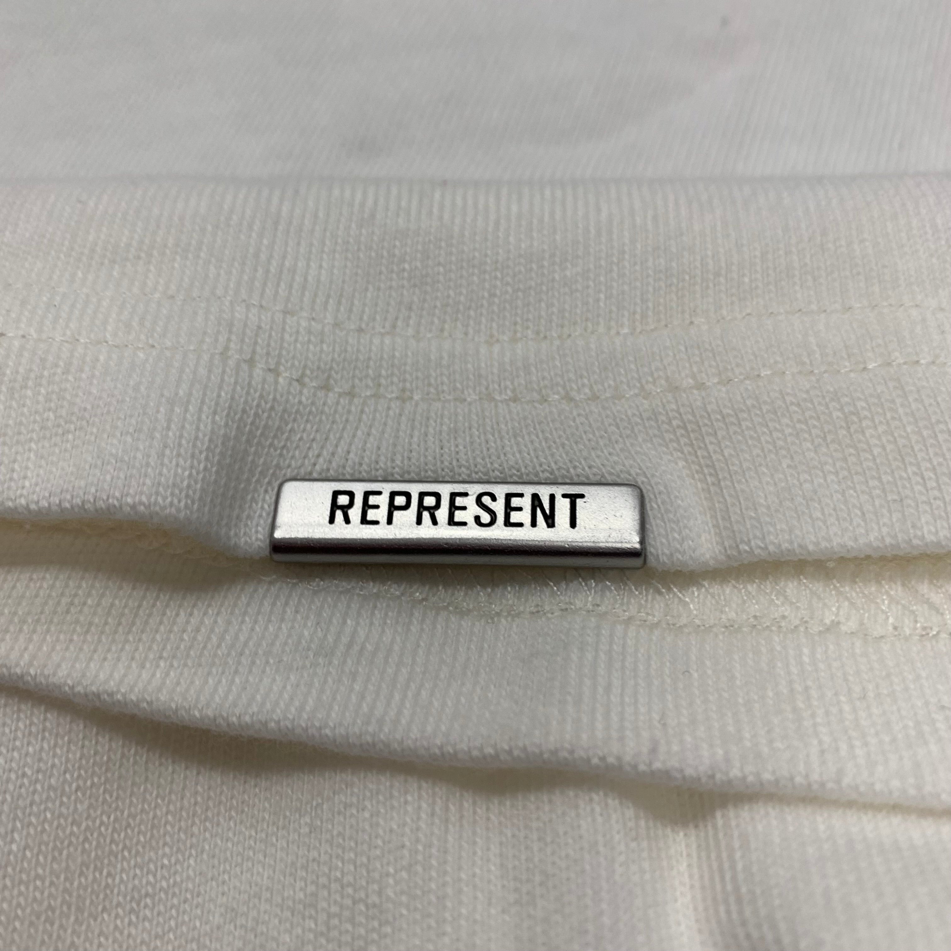 Represent Small Tee Premium Flat White T-Shirt